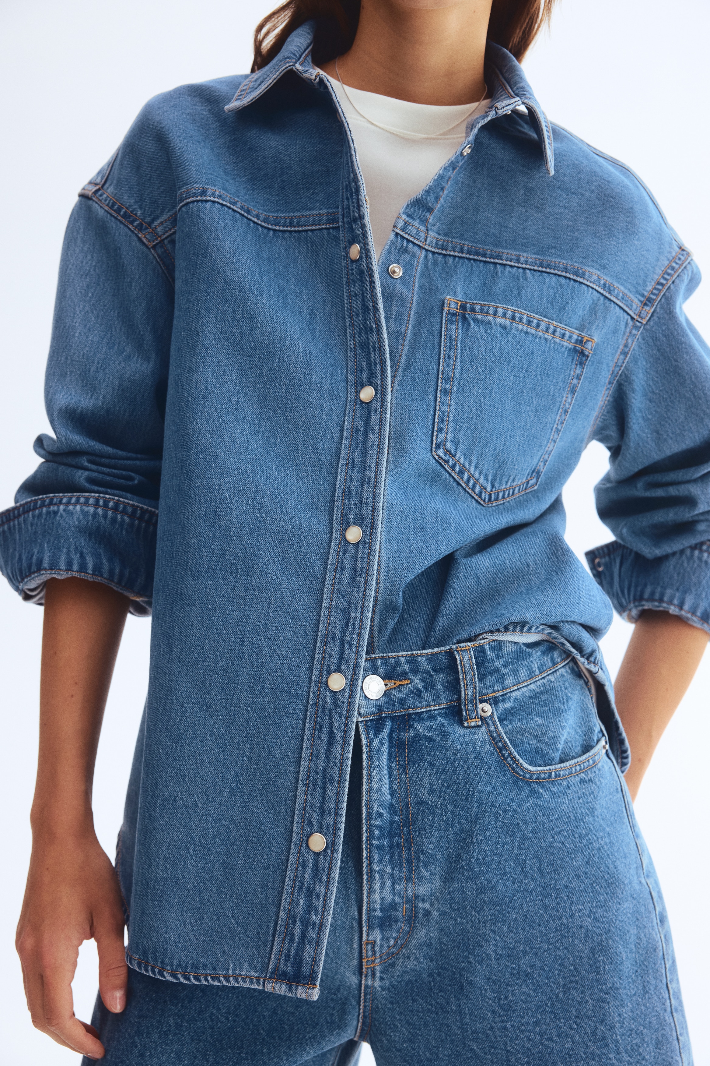 Denim shirt