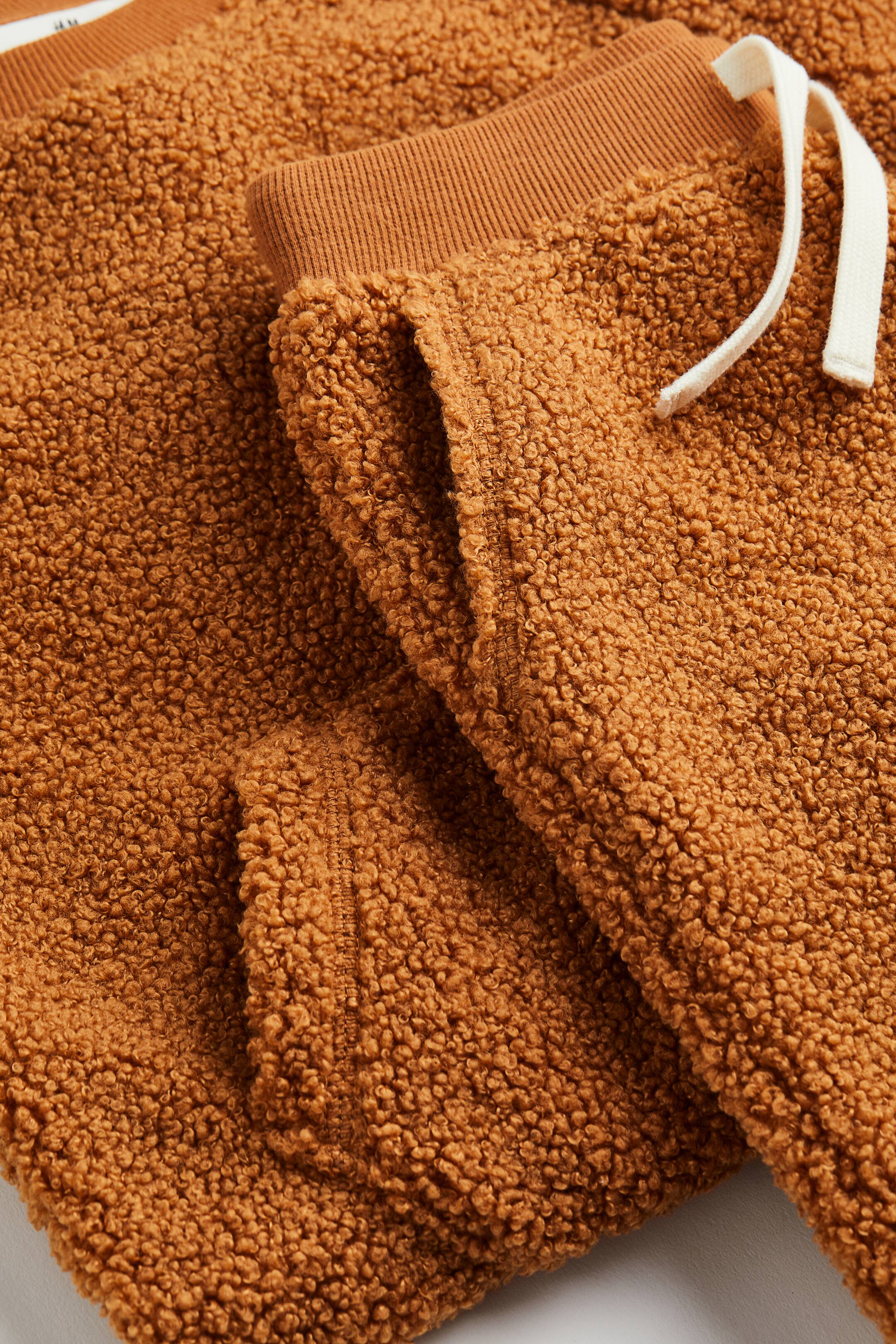 Grösseres Bild ansehen: 2-teiliges Set aus Teddyfleece - Braun - KINDER | H&M CH 2