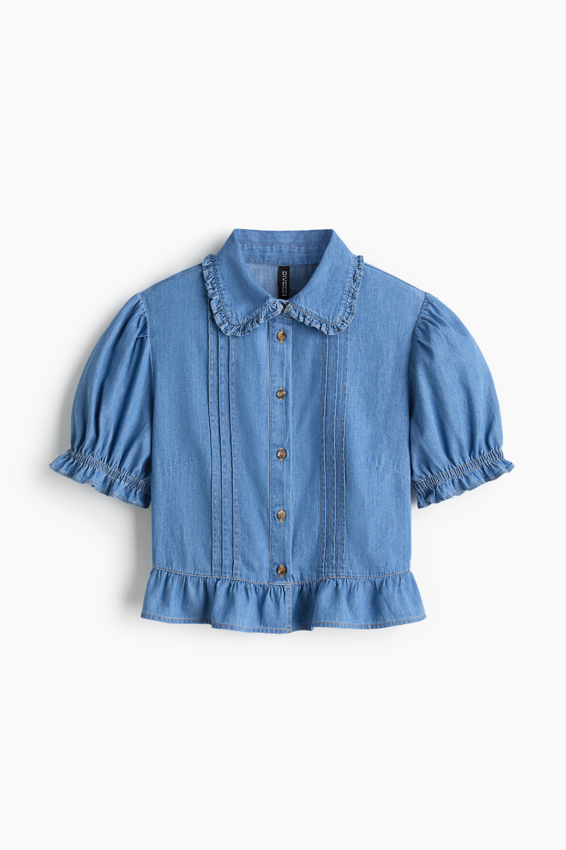 Denim blouse - Light denim blue/Denim blue