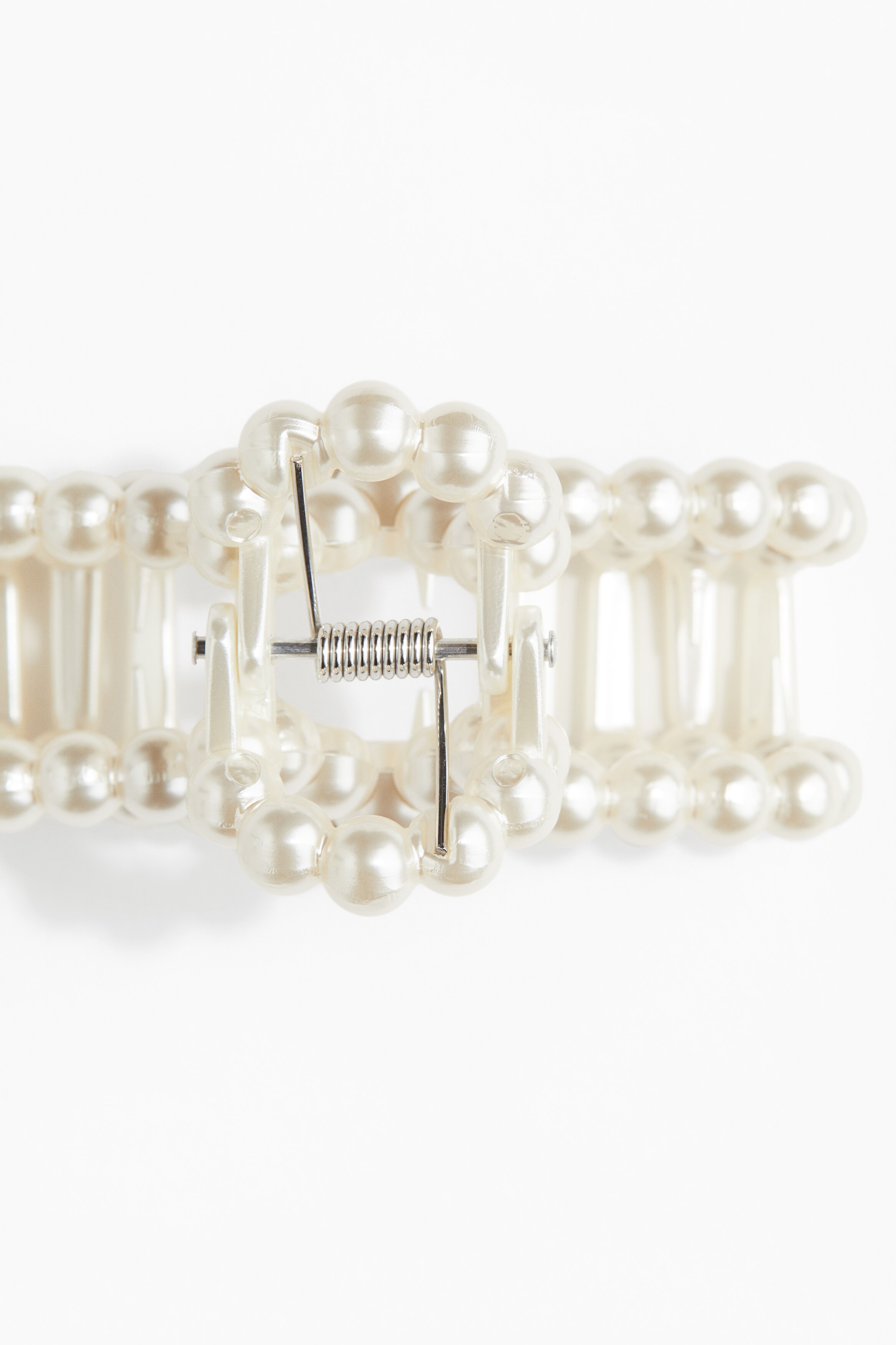 2x Weiße Perlen-Haarschleifen Für Mädchen & Frauen – Elegante Haarspangen Mit Schmuck-Perlen (versch. Stile)