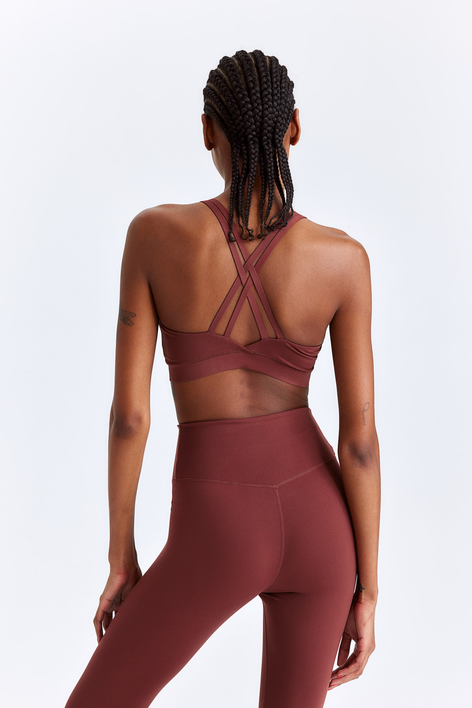 Activewear Leggings In SoftMove™ - Rust brown/Dark brown/Lime green/Dusty purple/Light beige/Black/Dark beige/Grey marle/Light grey marle/Dark plum - 6