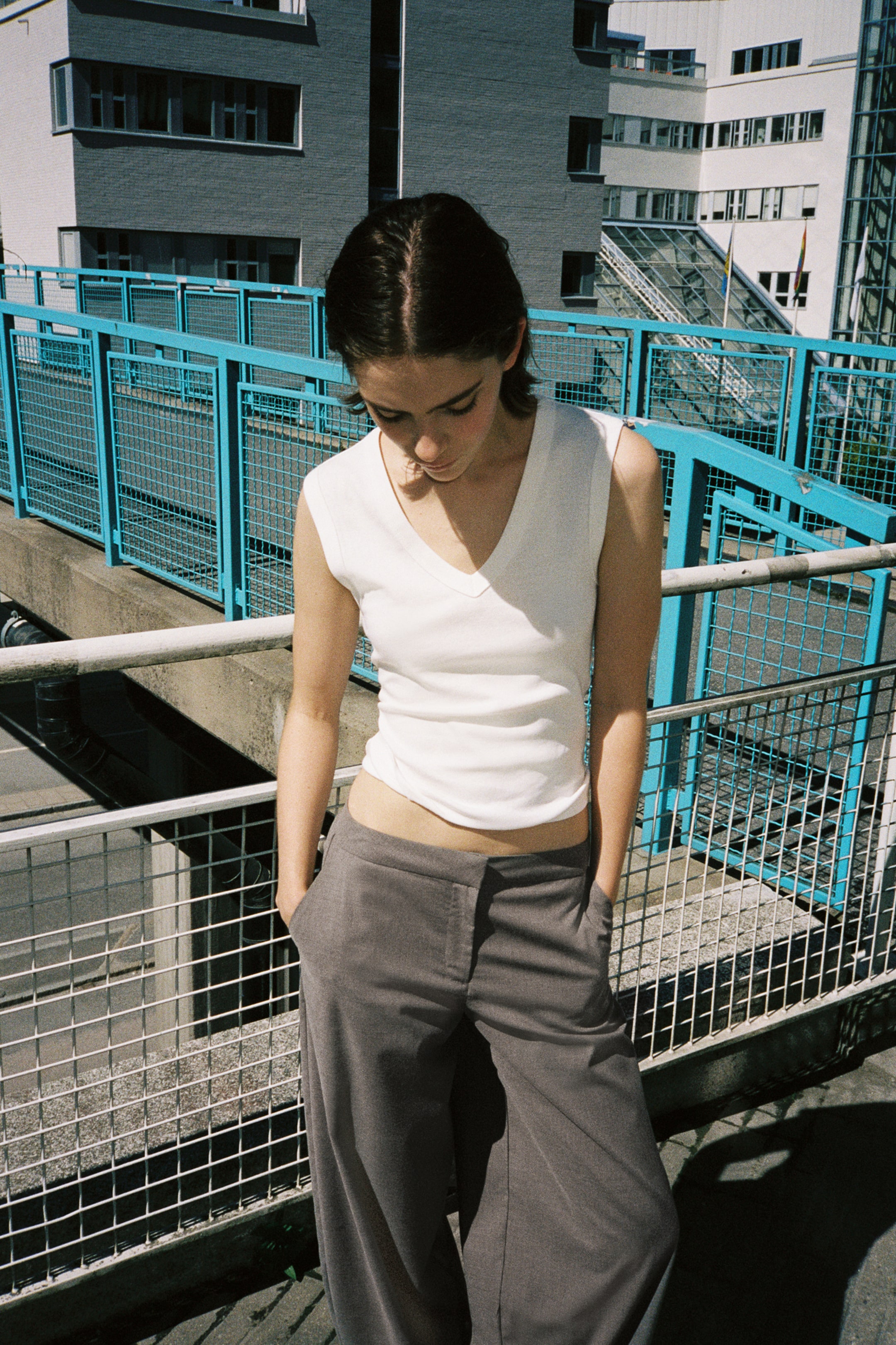 Dressy Barrel-Leg Pants
