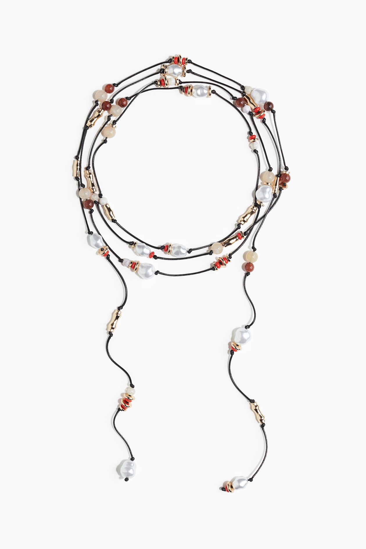 Collier Cordon Noir Avec Pendentif étoile De Mer Ou Coquillage En Résine - Transparent Ou Bleu