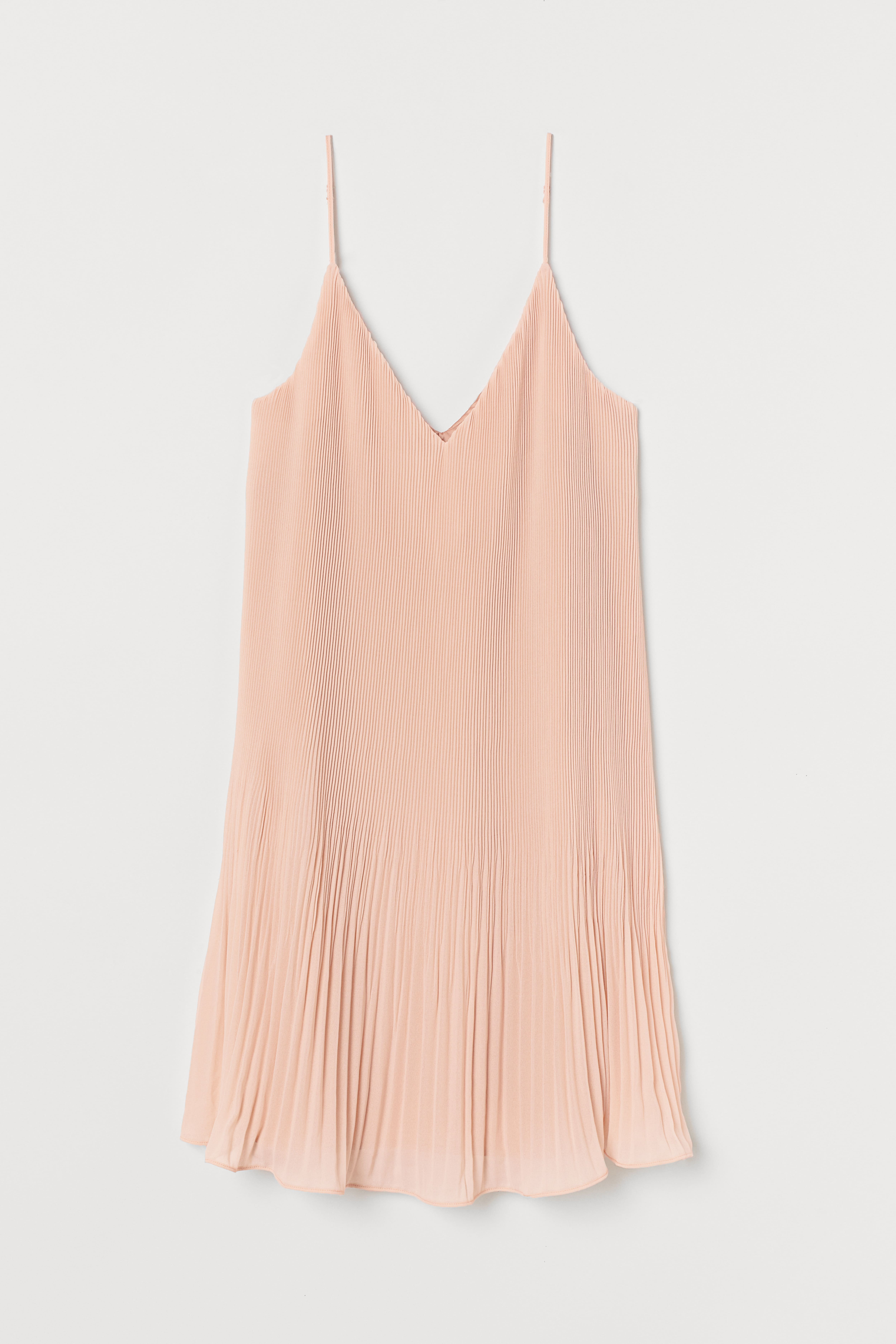 Pleated Chiffon Dress