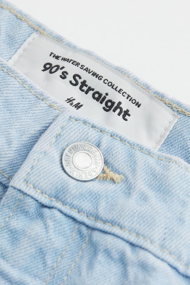 H&M+ 90s Straight Ultra High Jeans - Pale denim blue - 3