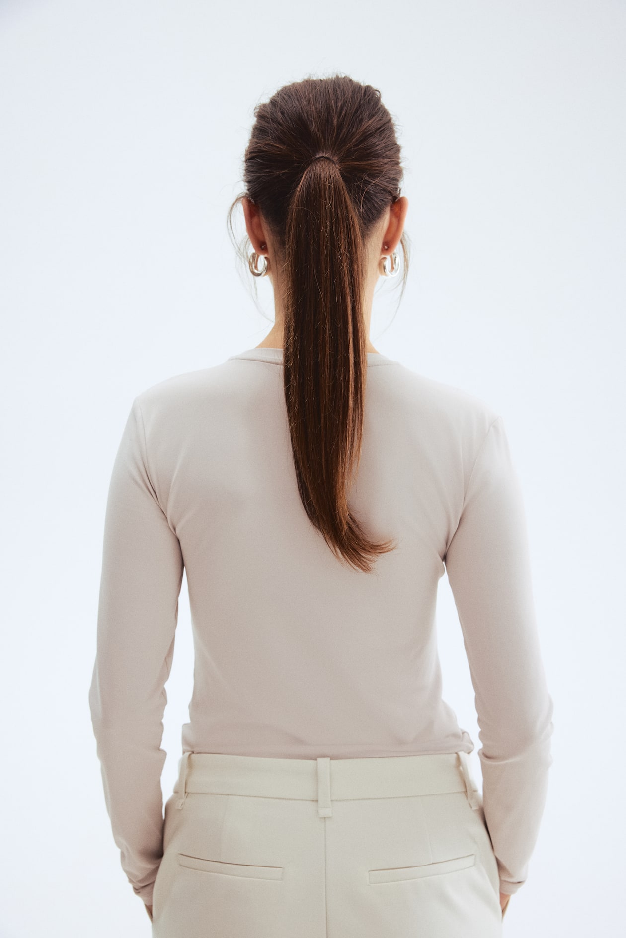 Long-sleeved Microfiber Top - image 5