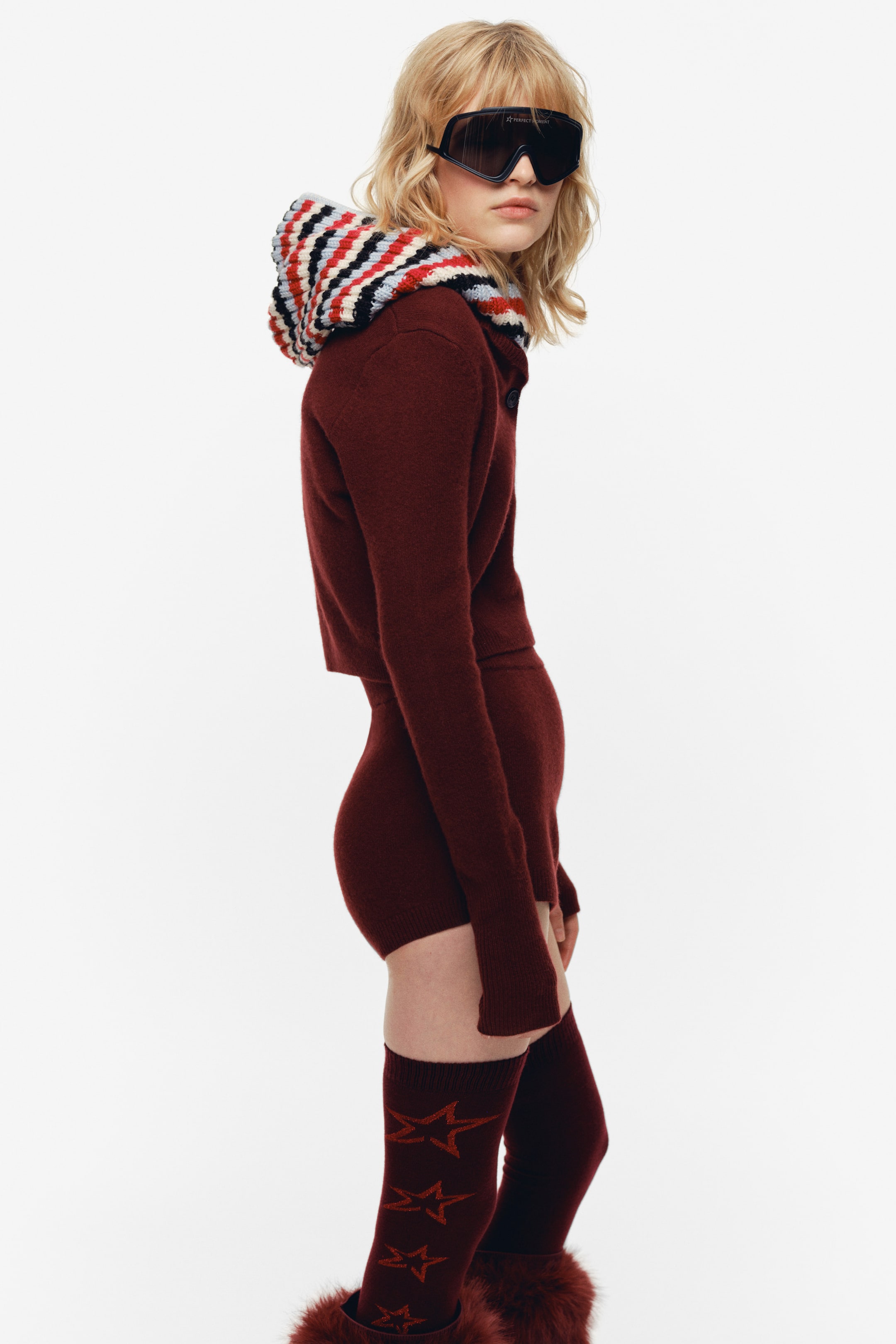 View larger image: Wool-blend top - Burgundy - Ladies | H&M IE 5