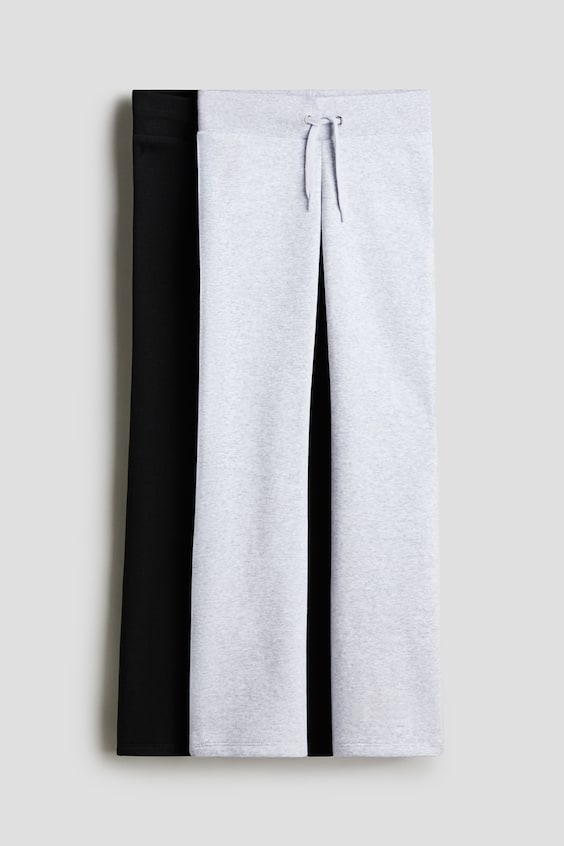 Детские брюки H&M 2-pack Flared Sweatpant Joggers