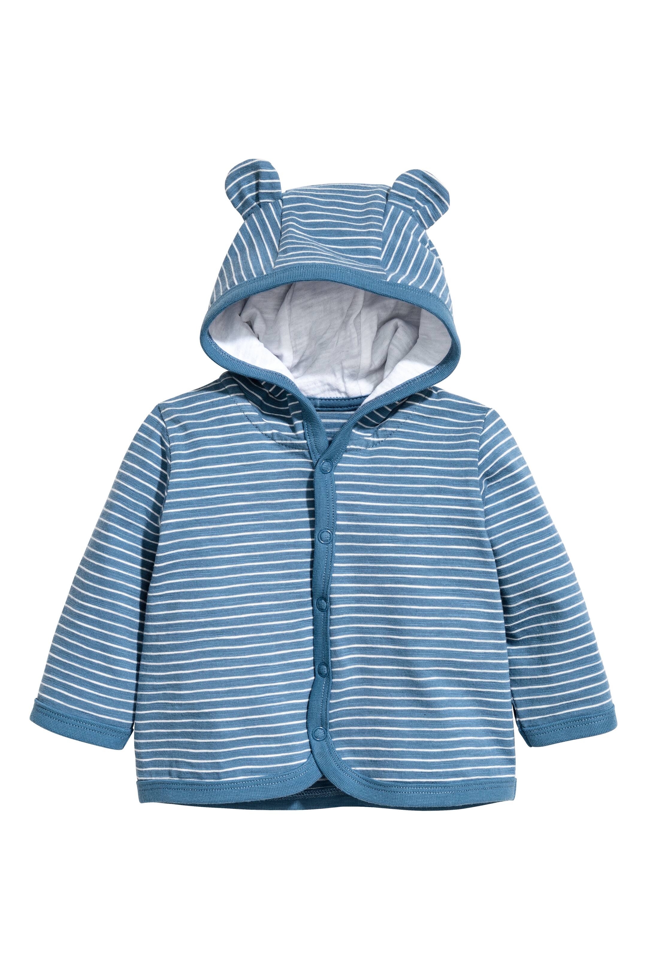 View larger image: Jersey jacket and trousers - Blue/Striped - Kids | H&M GB 1