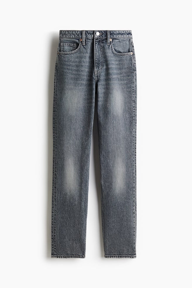 Slim Straight High Jeans - Grey-blue/Black/Coated/Light denim blue/White/Denim blue/Denim blue - 1