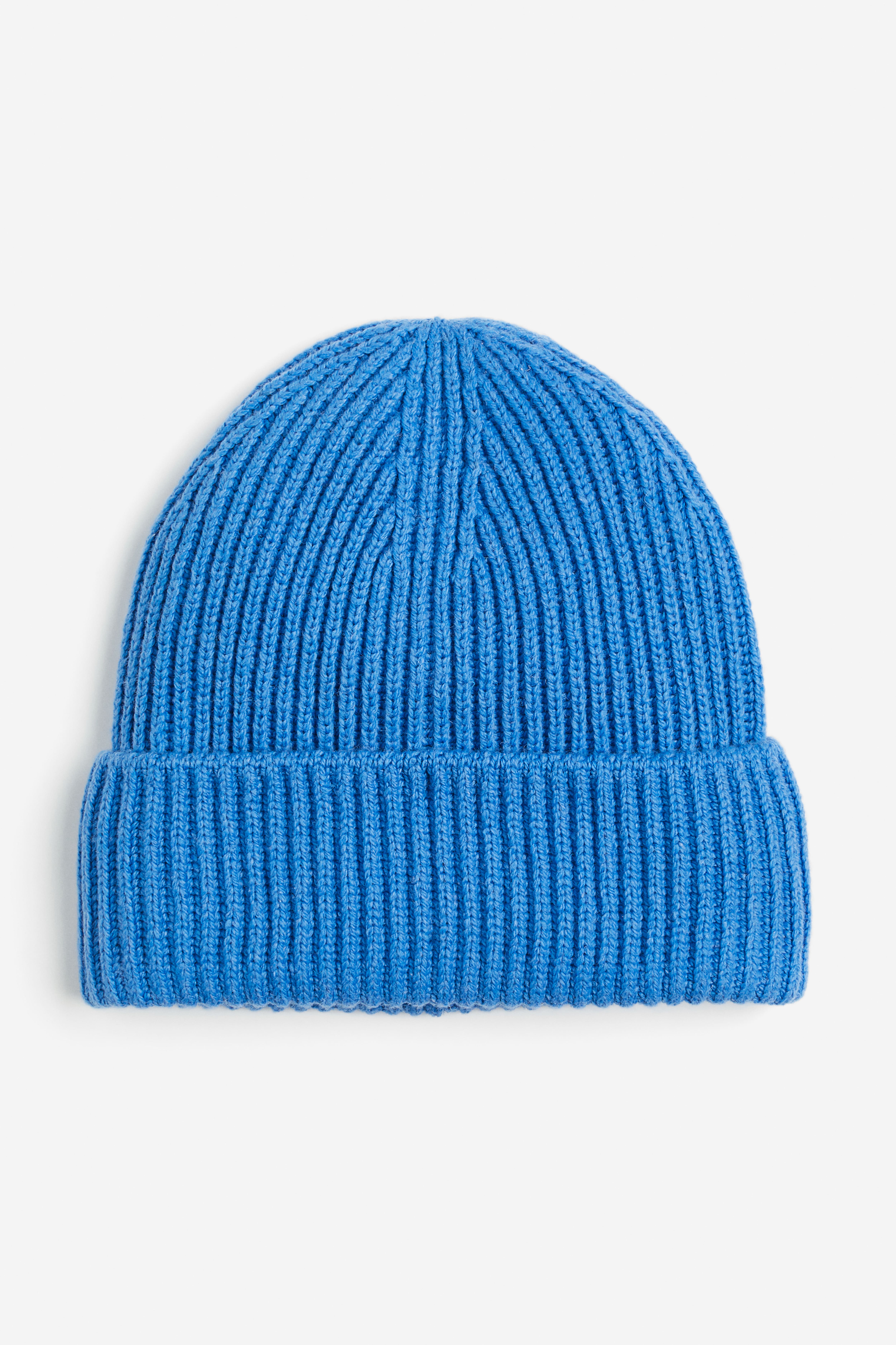 Rib knit hat Blue Ladies H M GB