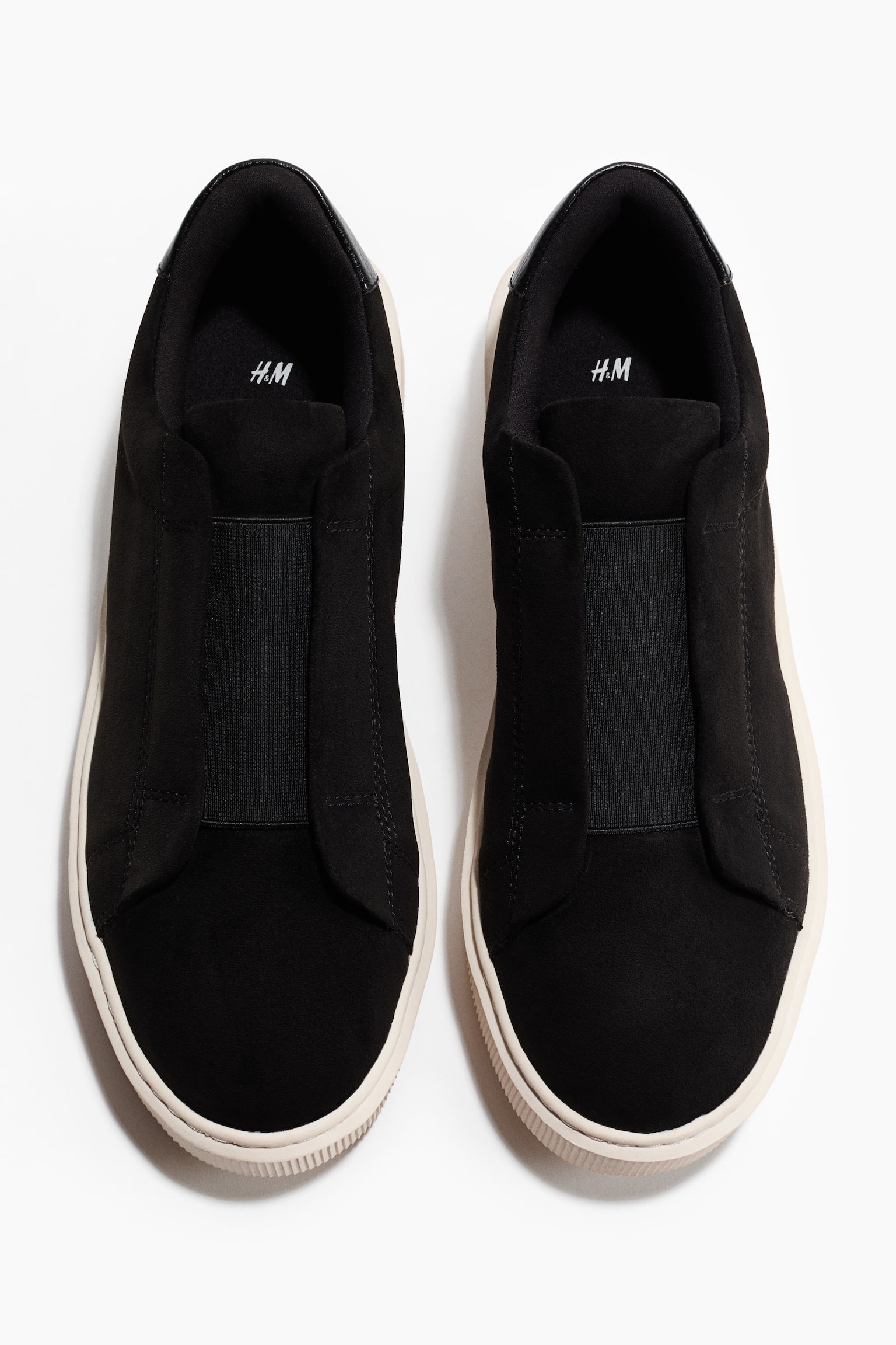 Slip-on trainers - Black/Light brown - 2