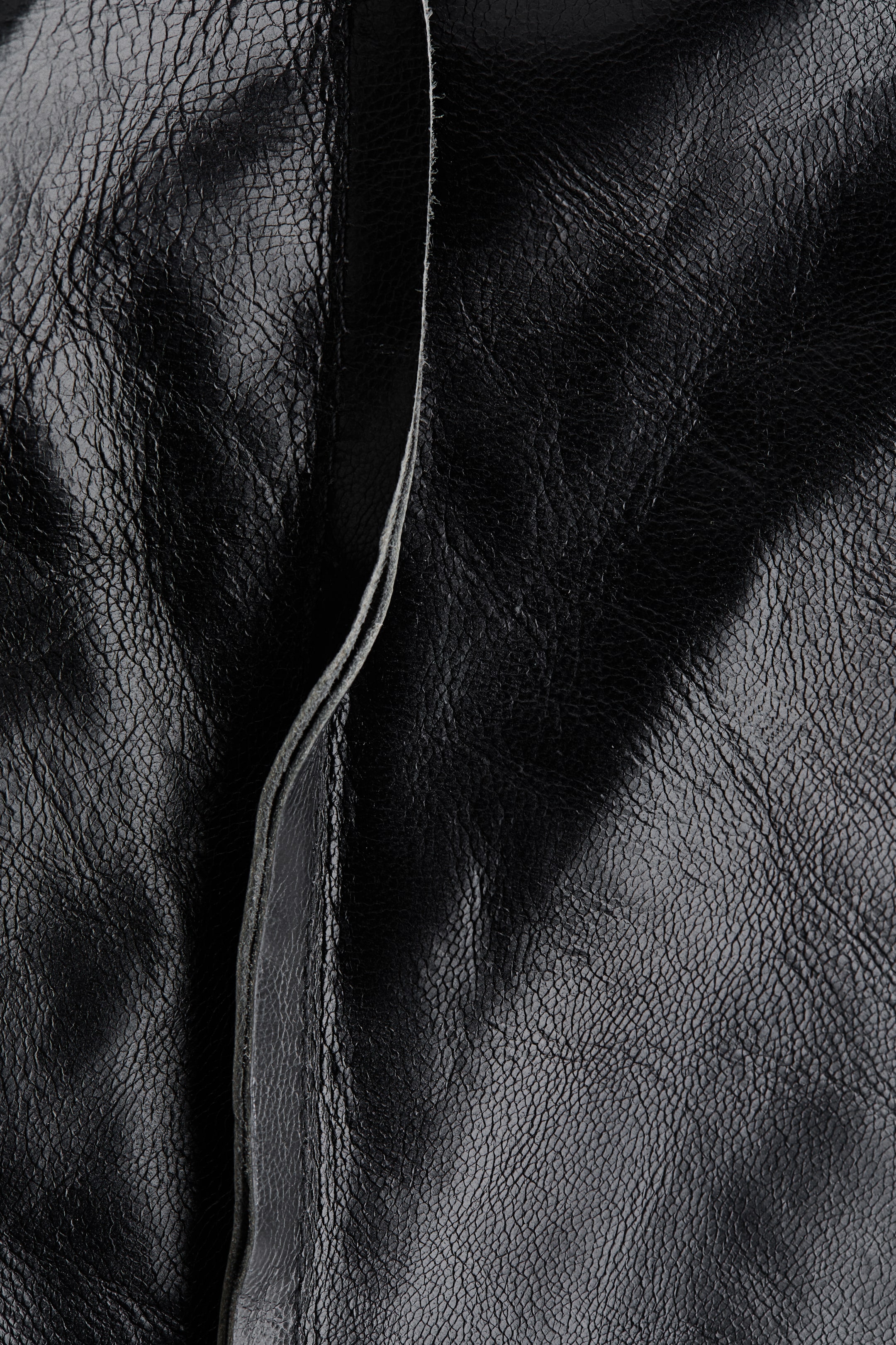 Женские куртки H&M KW Leather Jacket — фото 9