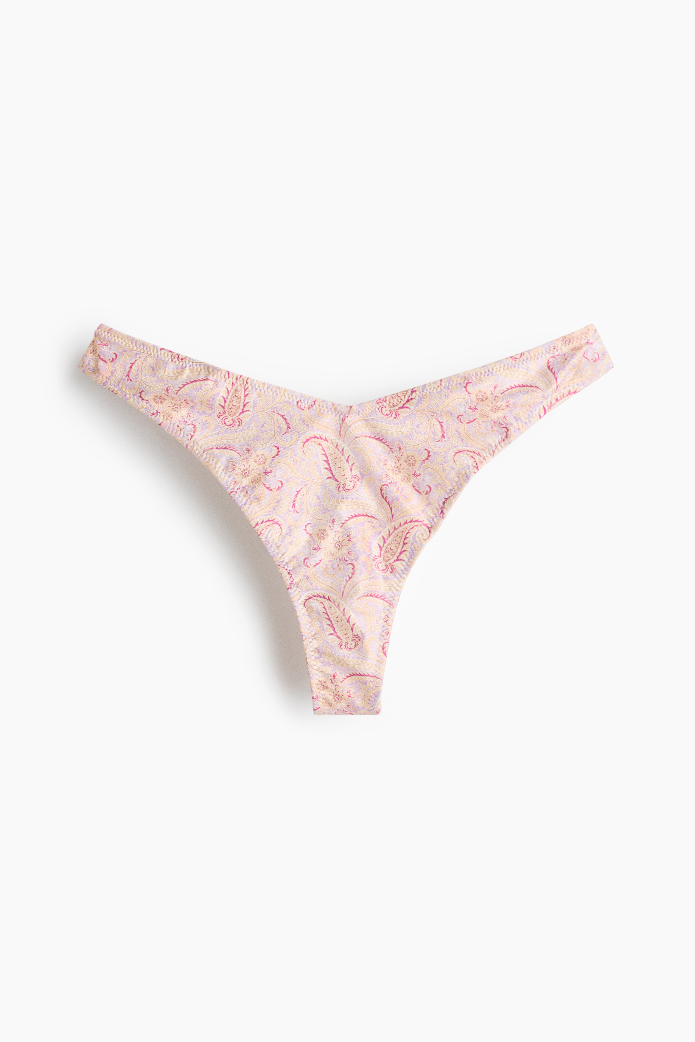 Bikinitrosa thong - Ljuslila/Paisleymönstrad/Svart/Ginghamrutig/Ljusbeige/Leopardmönstrad/Ljusbeige/Leopardmönstrad/Ljuslila/Mörklila/Grön/Svart