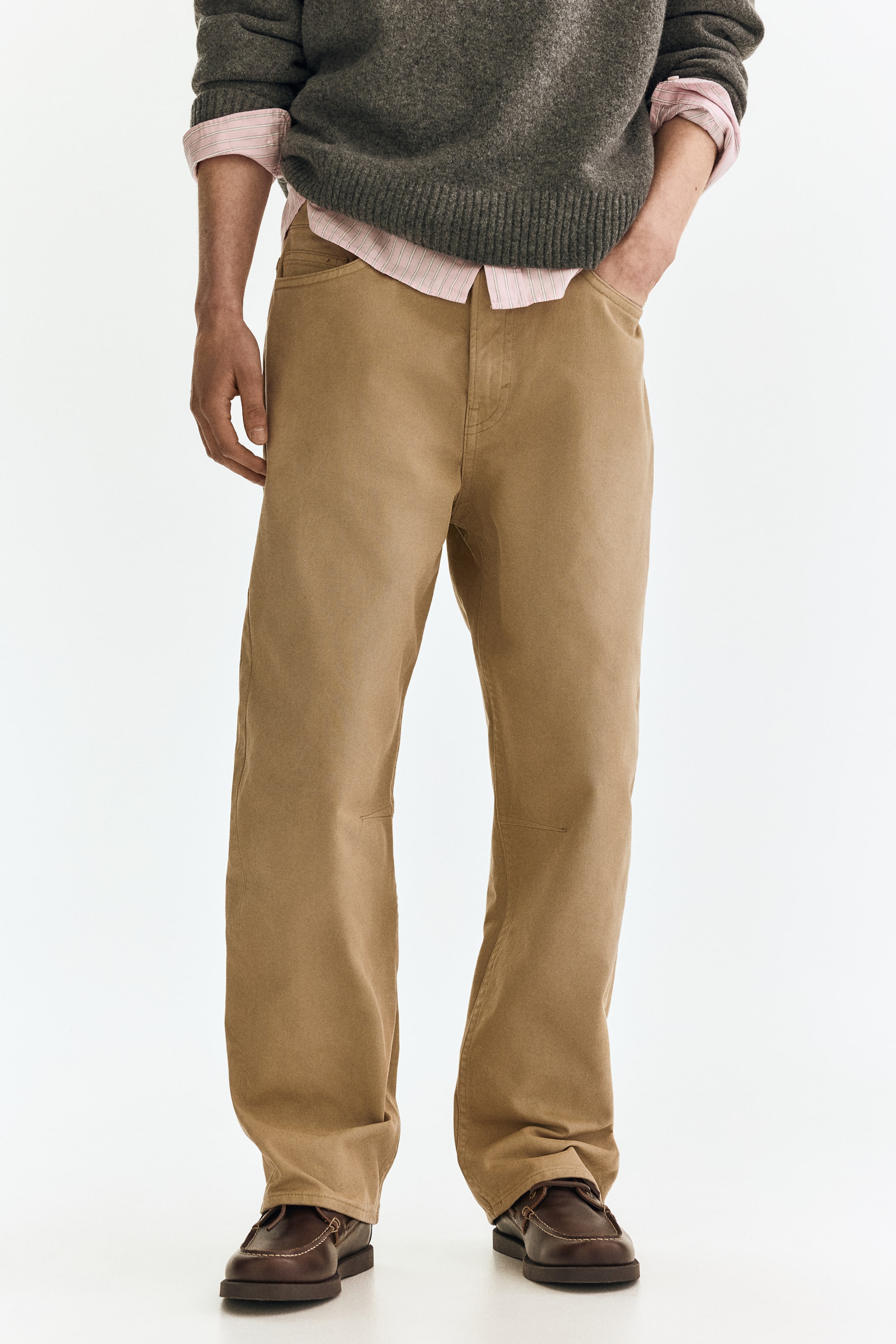 Мужские брюки H&M Relaxed-Fit Pants — фото 5