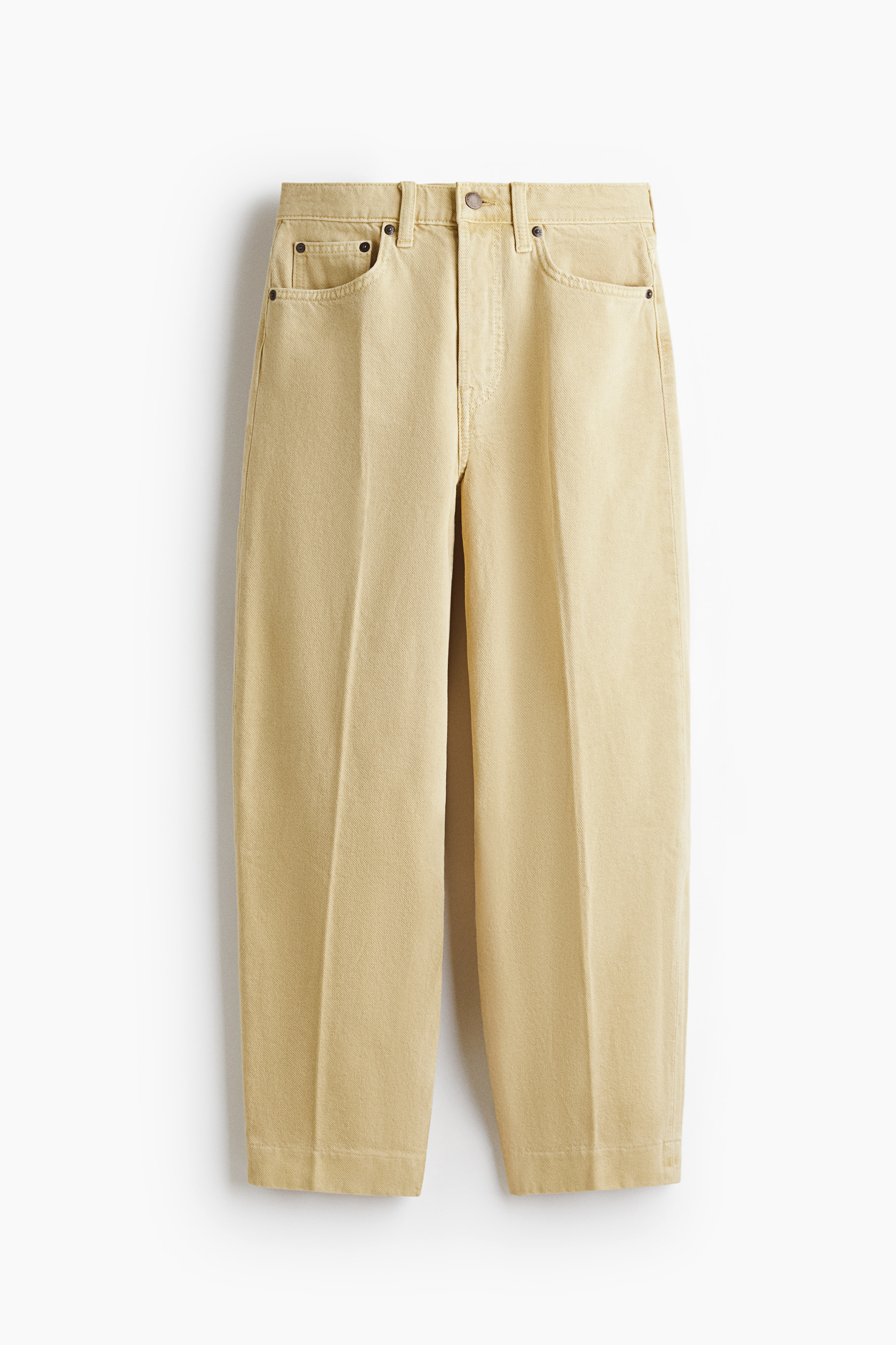 Barrel High Ankle Jeans - Yellow/Light denim blue/Grey/Pale denim blue/Denim blue/Denim blue