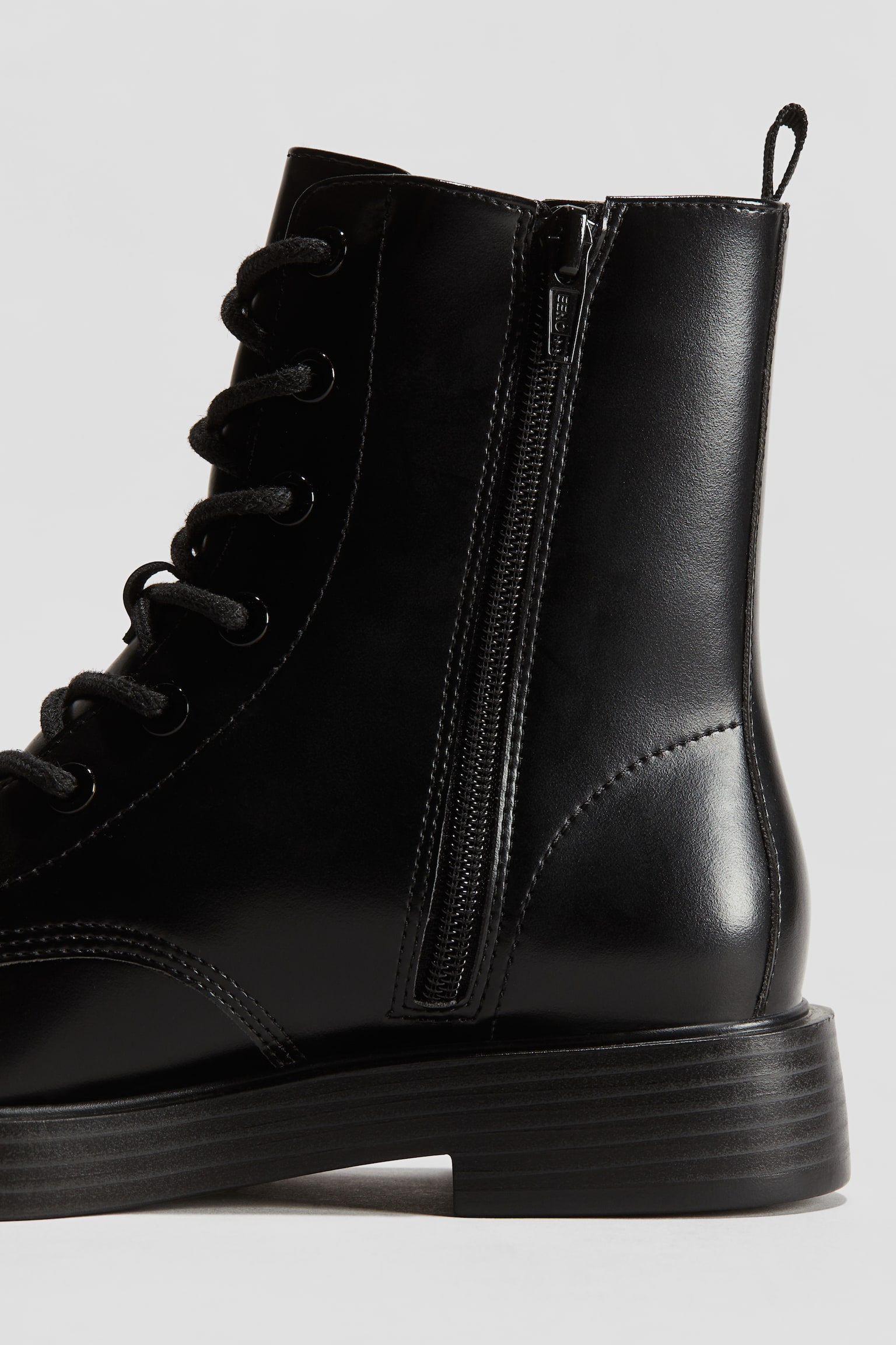 Lace-up boots - Black - 3