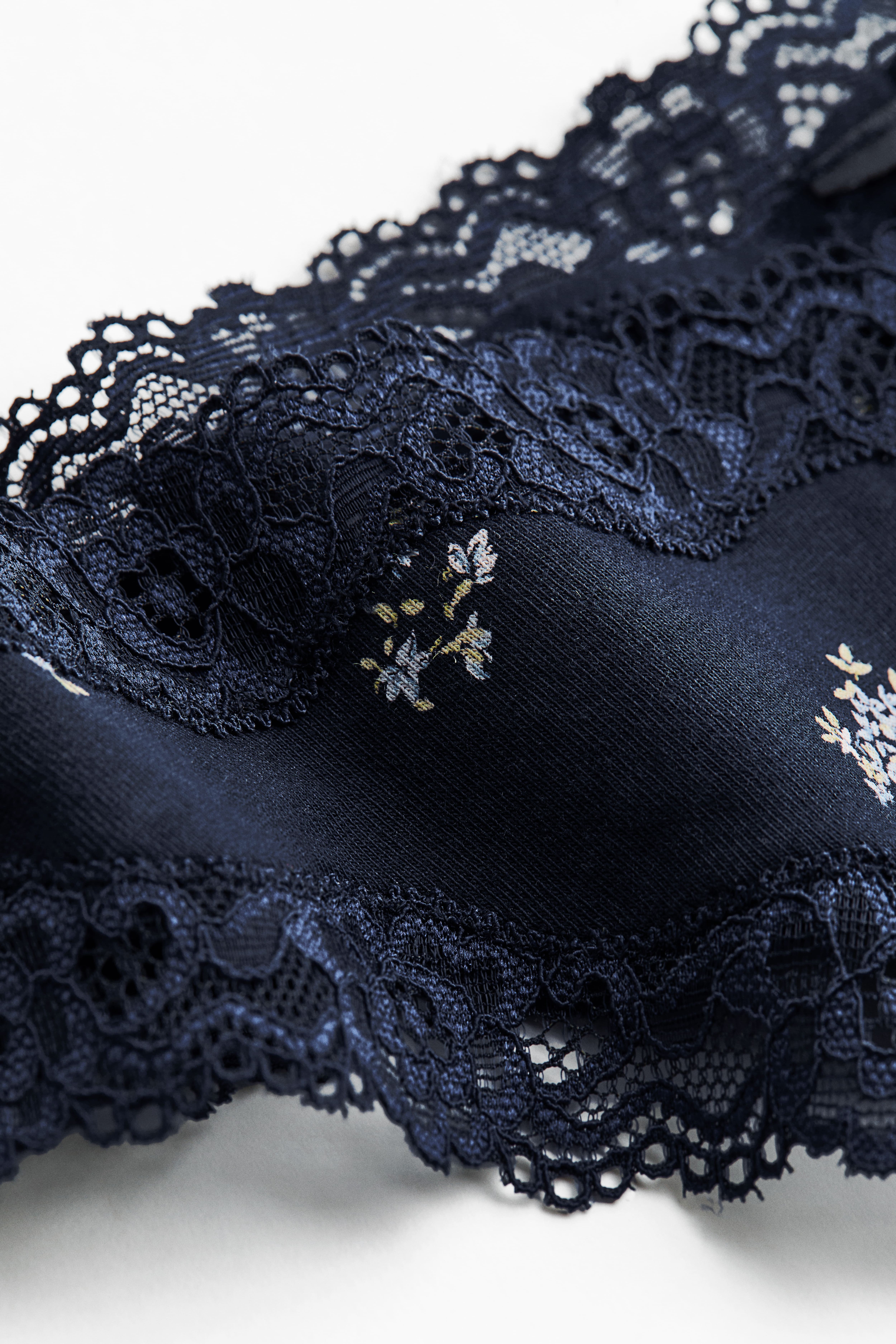 5-pack Cotton and Lace Brazilian Briefs