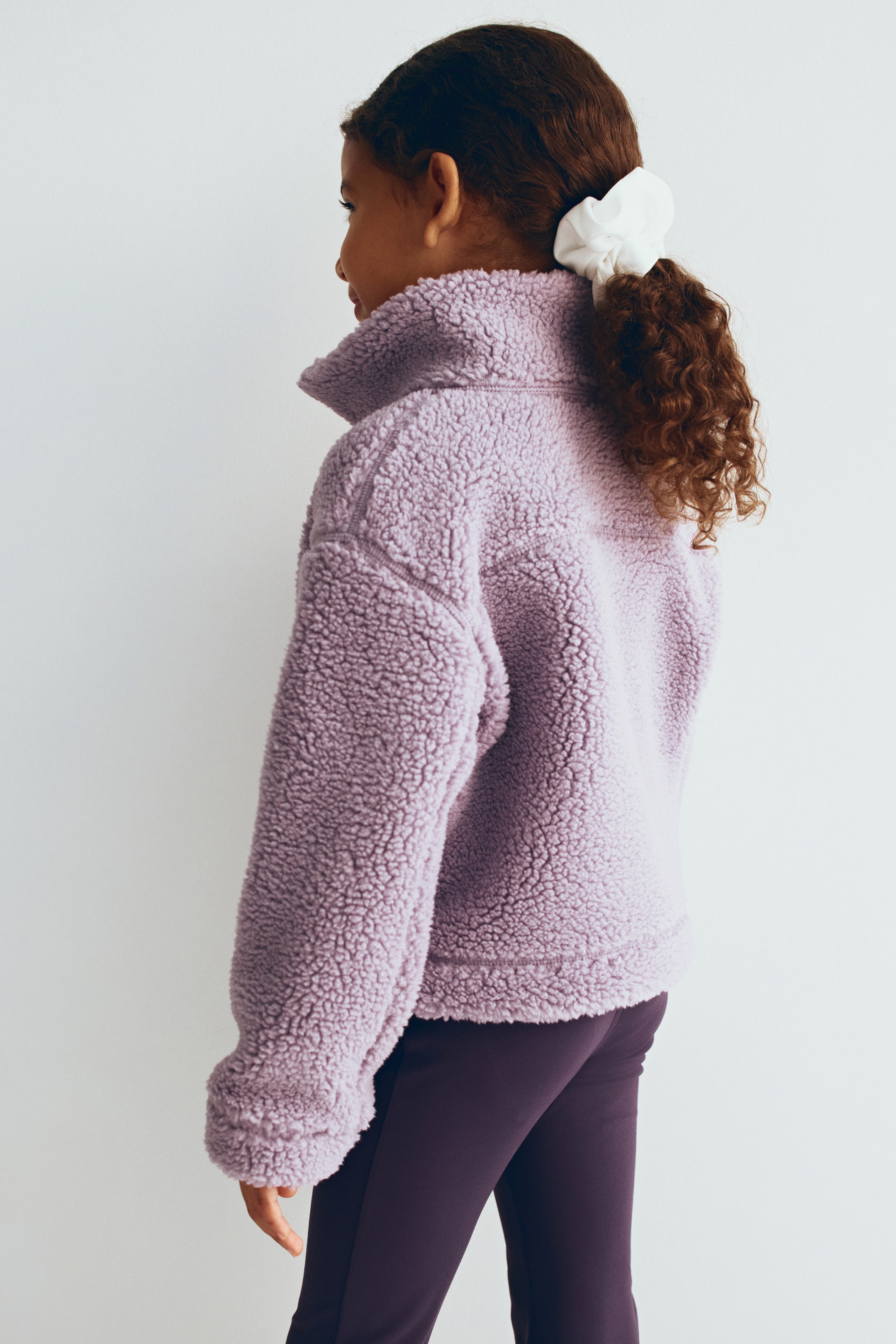 Детские куртки H&M Teddy Fleece Activewear Jacket — фото 5