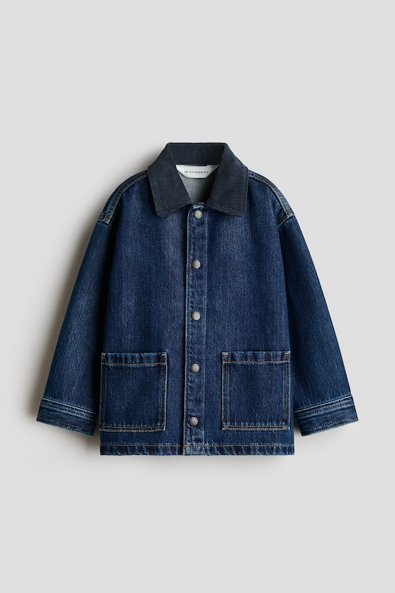 Детские куртки H&M Denim Jacket with Corduroy Collar