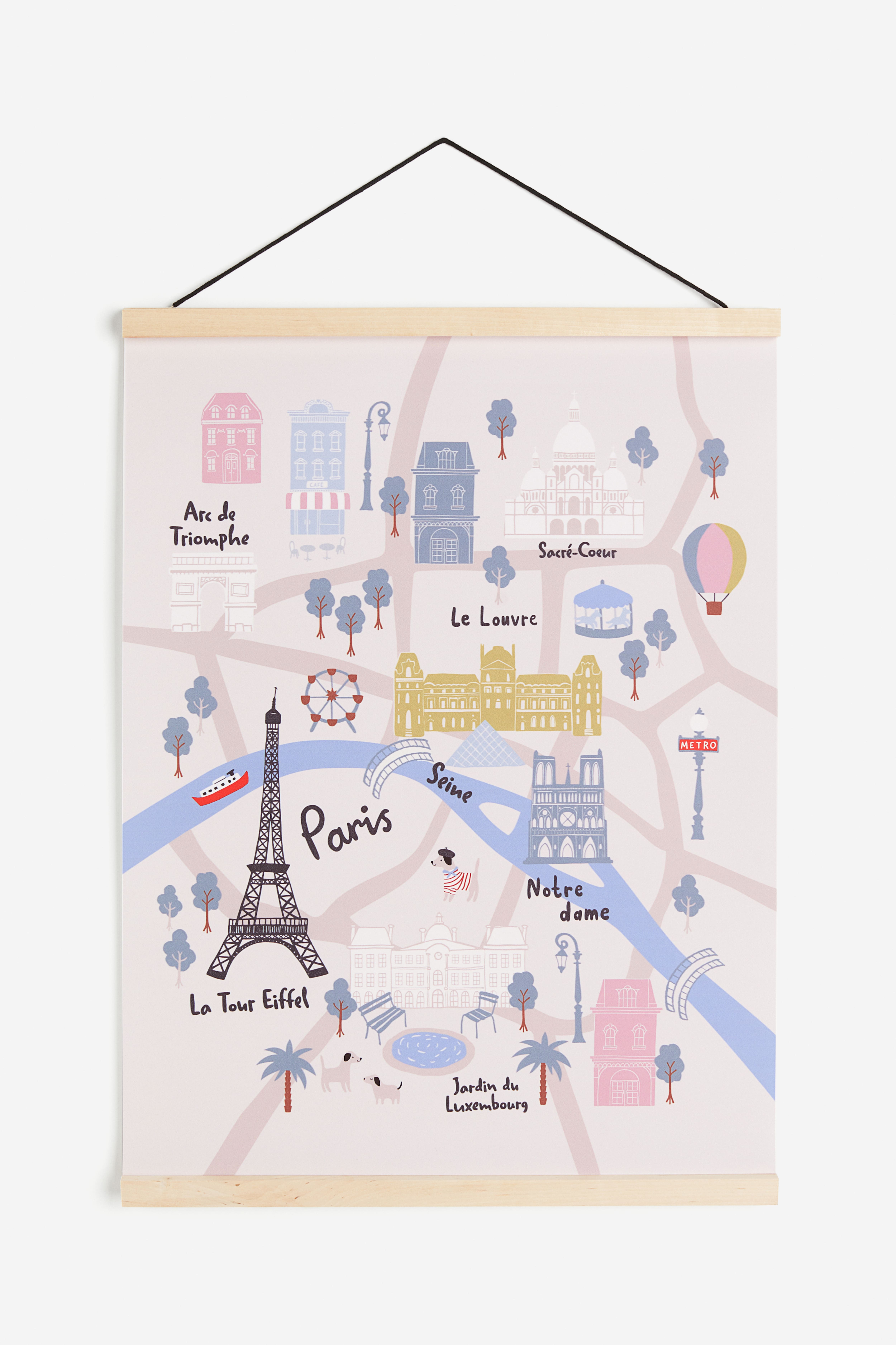 Paris print Poster