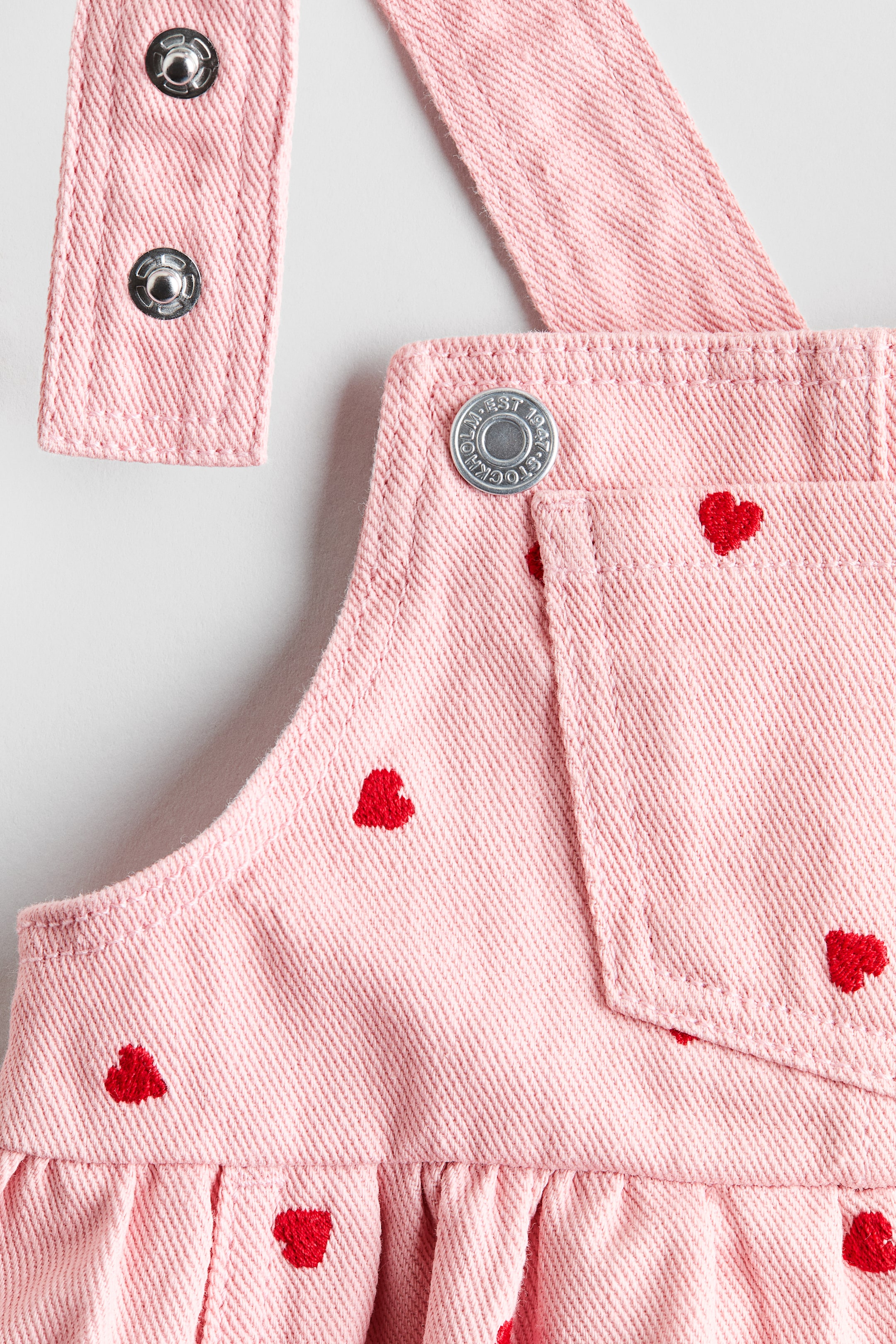 2-Piece Overall Dress and Top Set
