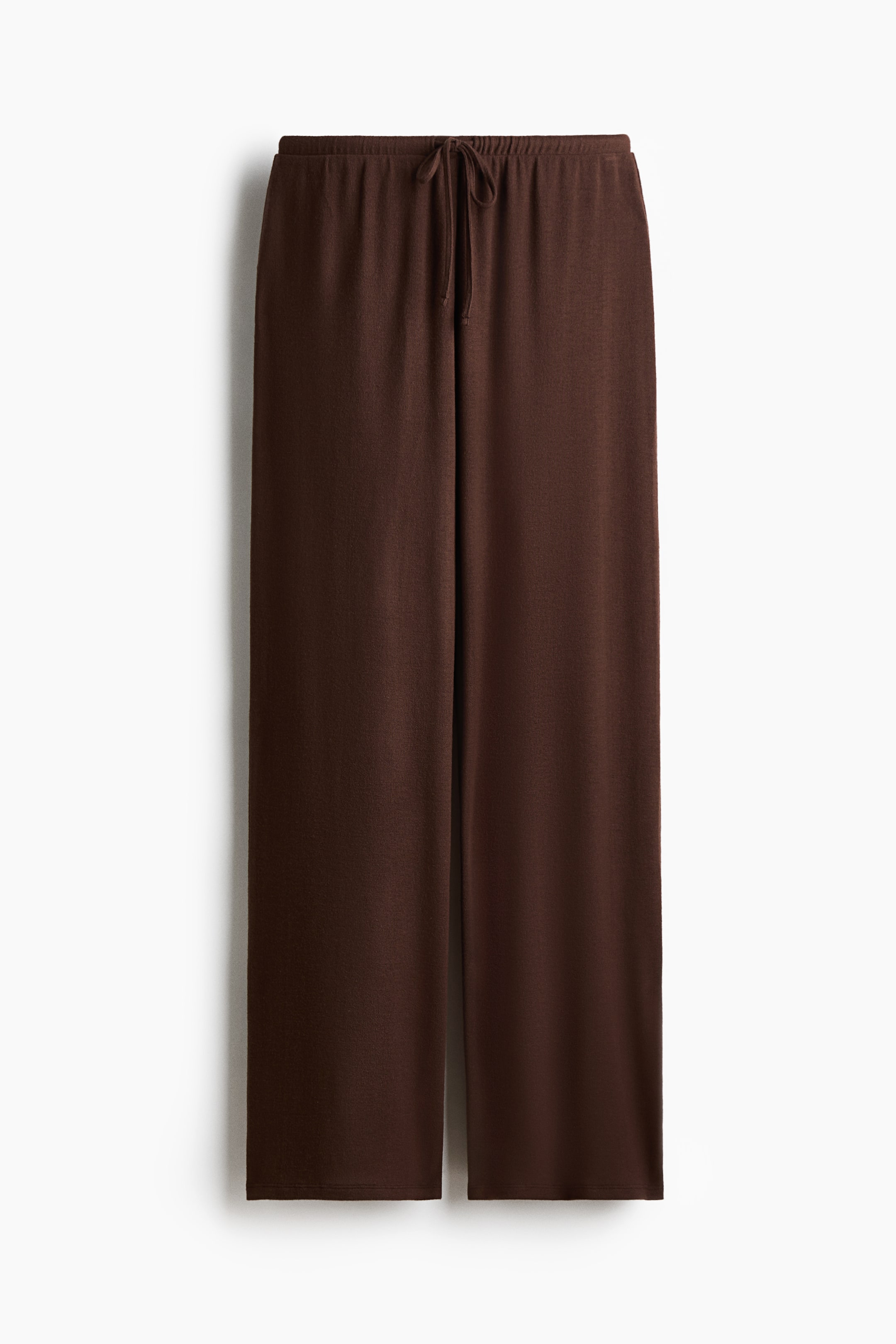 View larger image: Fine-knit trousers - Brown - Ladies | H&M IN 1