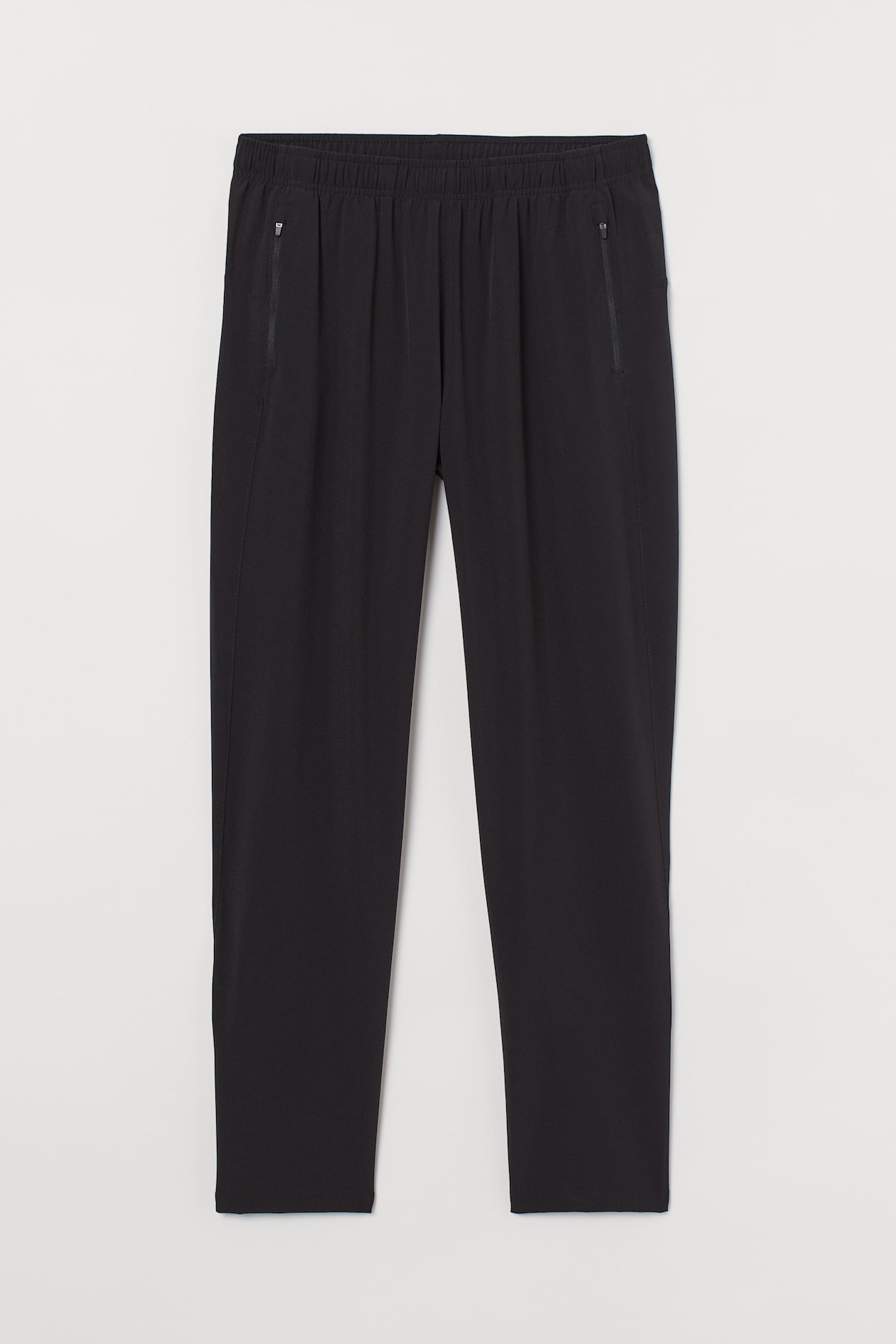 Running Pants - Regular waist - Long - Black - Men | H&M US