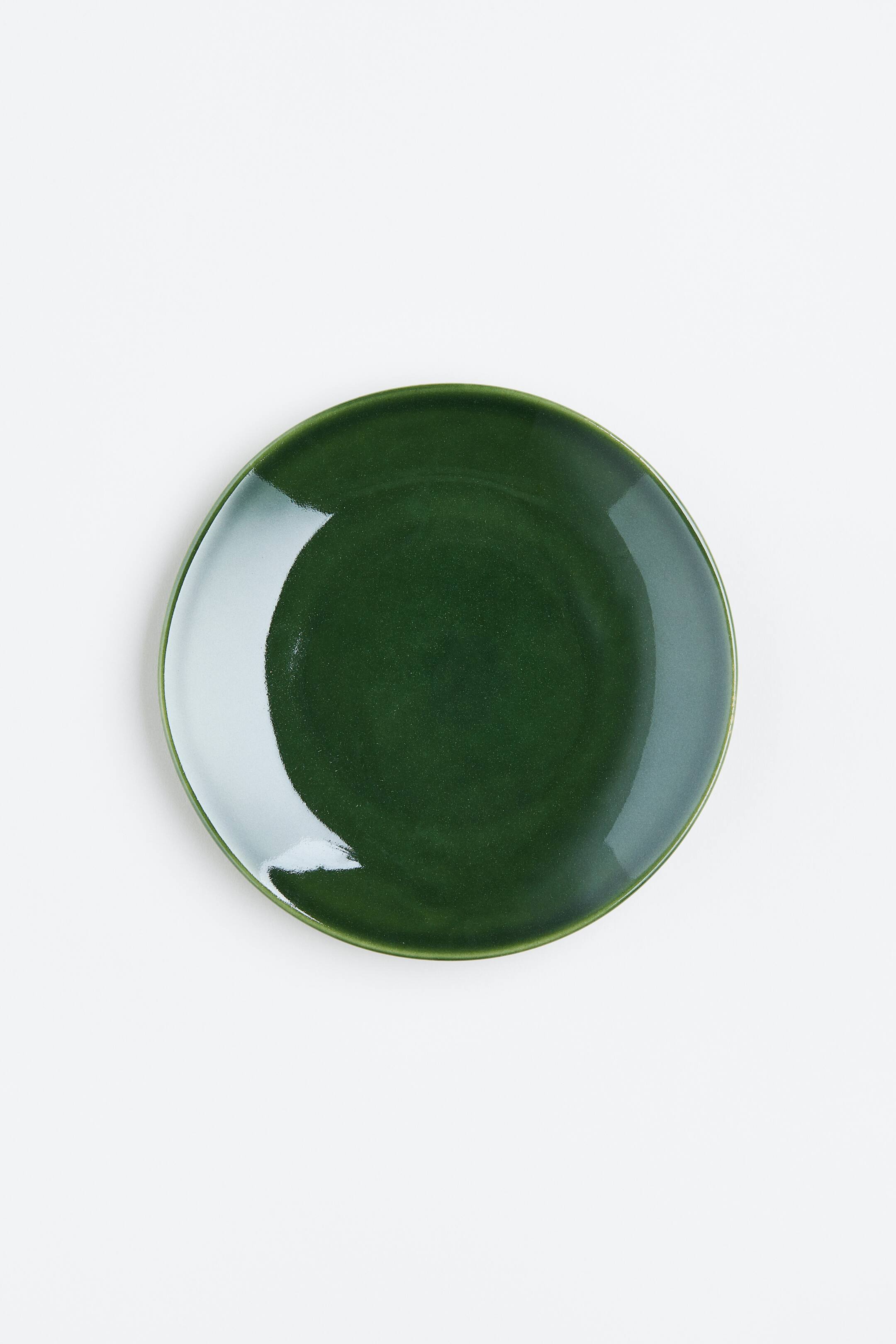 Agrandir l'image: Petite assiette en grès cérame - Vert - HOME | H&M BE 1