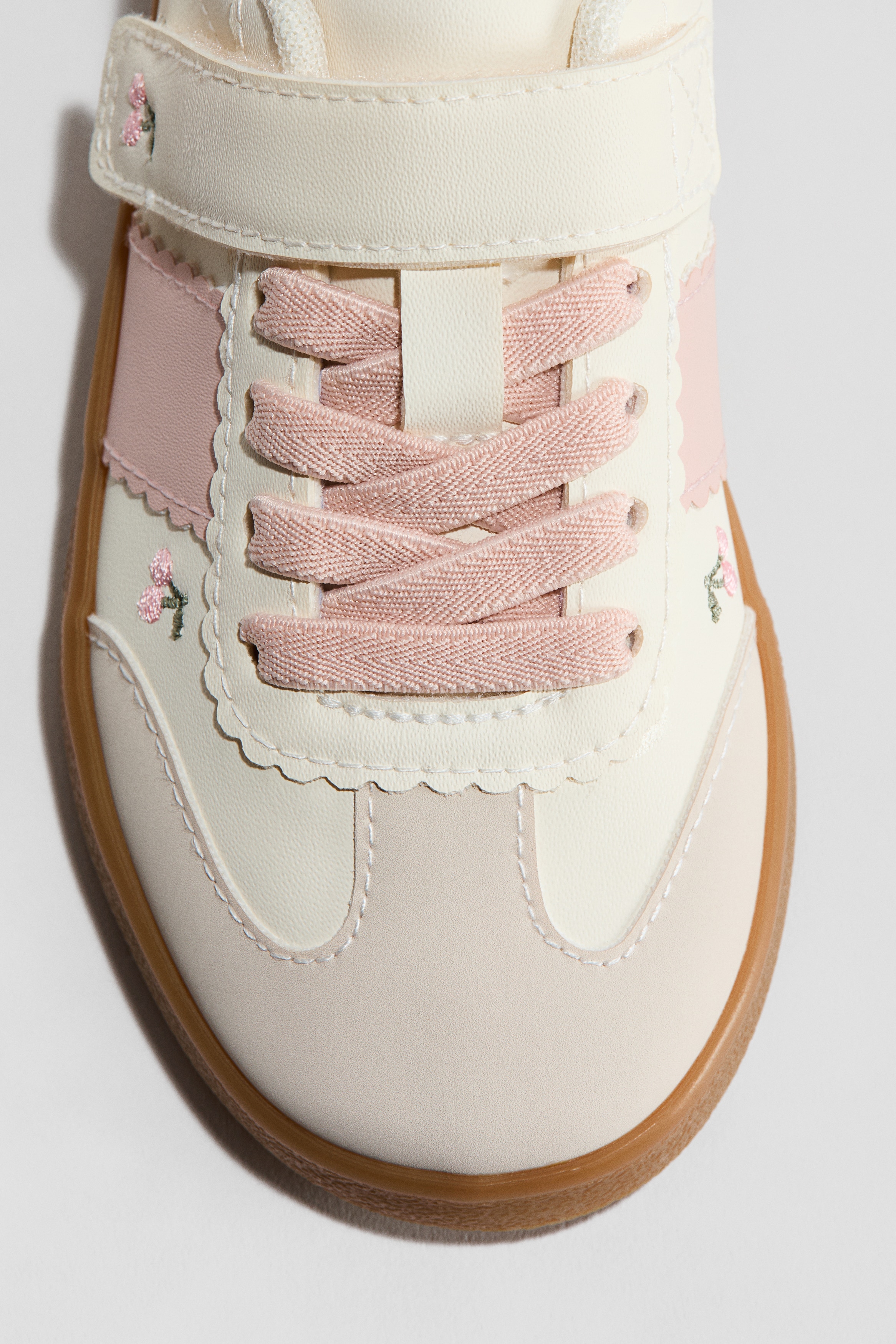 Cream/Floral Trainers for kids | H&M display picture 1