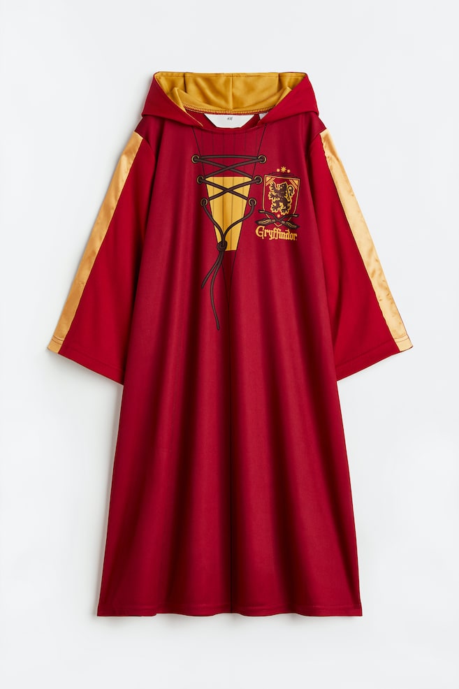 Mønstret udklædningskappe - Rød/Harry Potter - 1