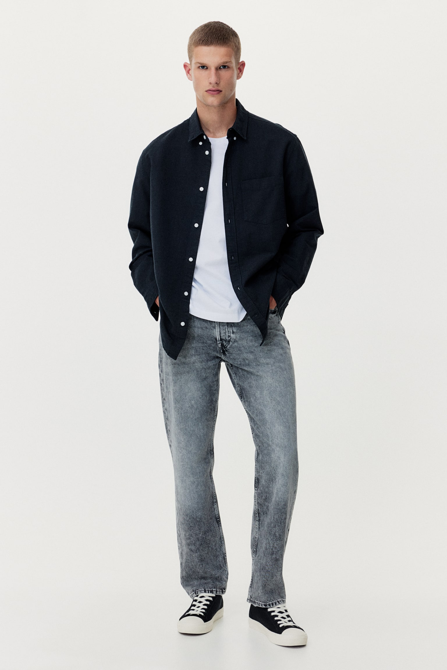 Relaxed Jeans - Denim grey/Black/Light denim blue/Denim blue - 1