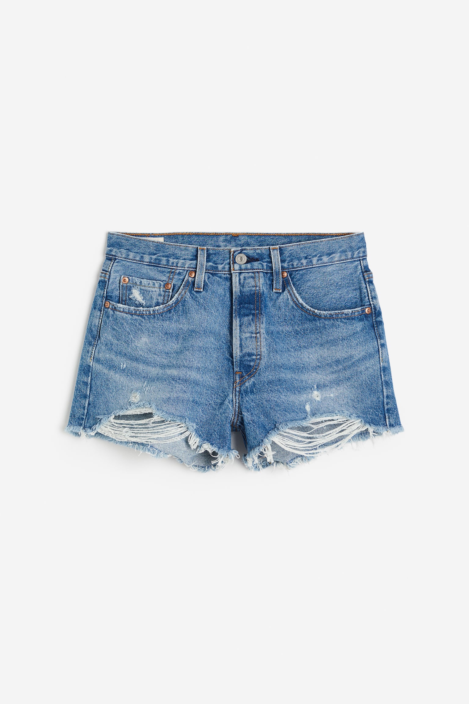 501® Original High-rise Jean Shorts - Oxnard Athens Mid Short - 1