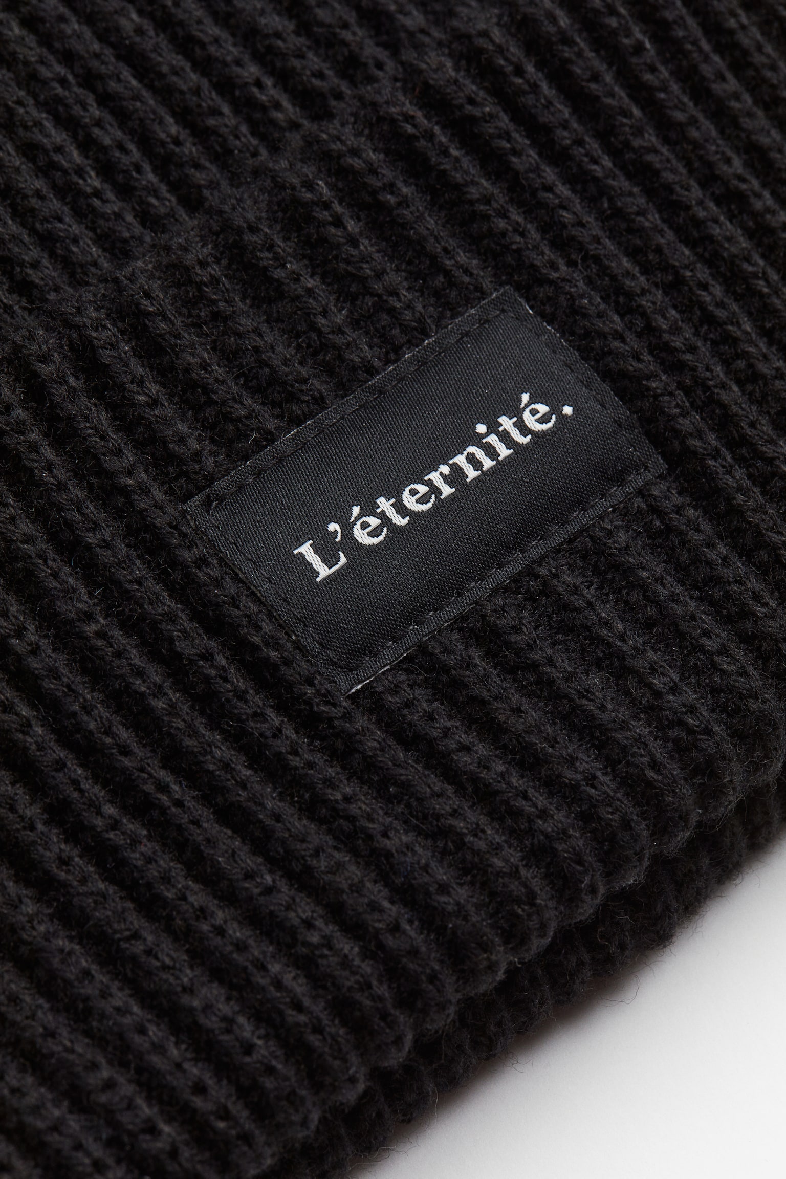 Knit Beanie - Black/Possibilité/White/Beige/Better days - 2