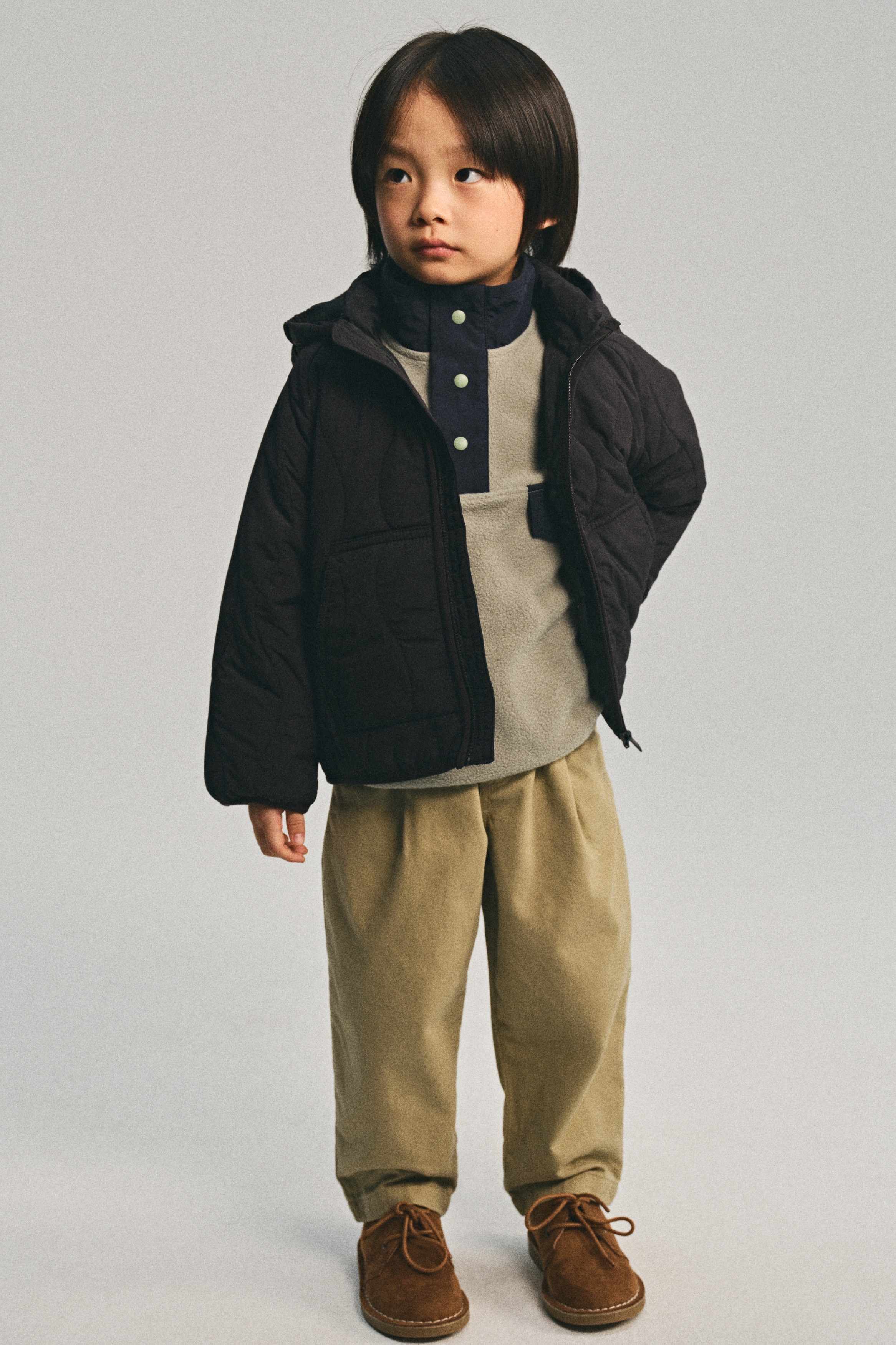 キルティングジャケット - ブラック - Kids | H&M JP