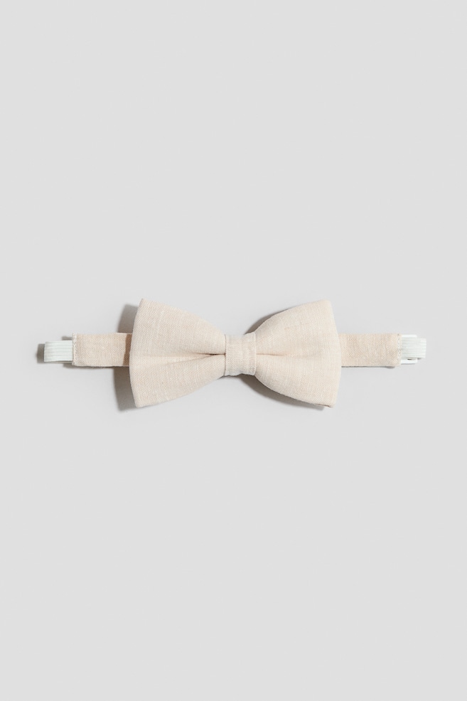 Bow Tie - Light beige/Navy blue/Light green/striped - 1
