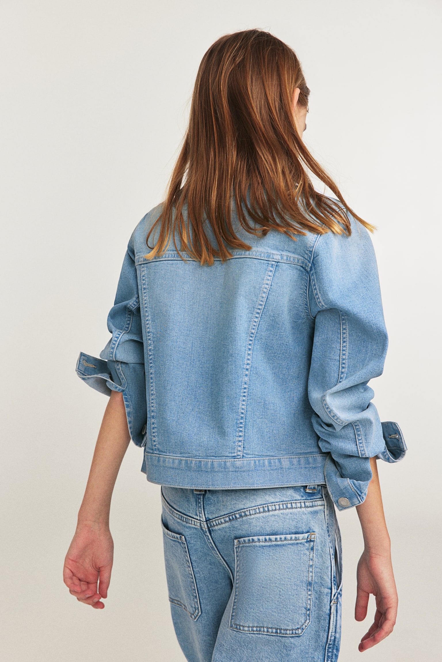 Veste en denim - Bleu denim clair - 5