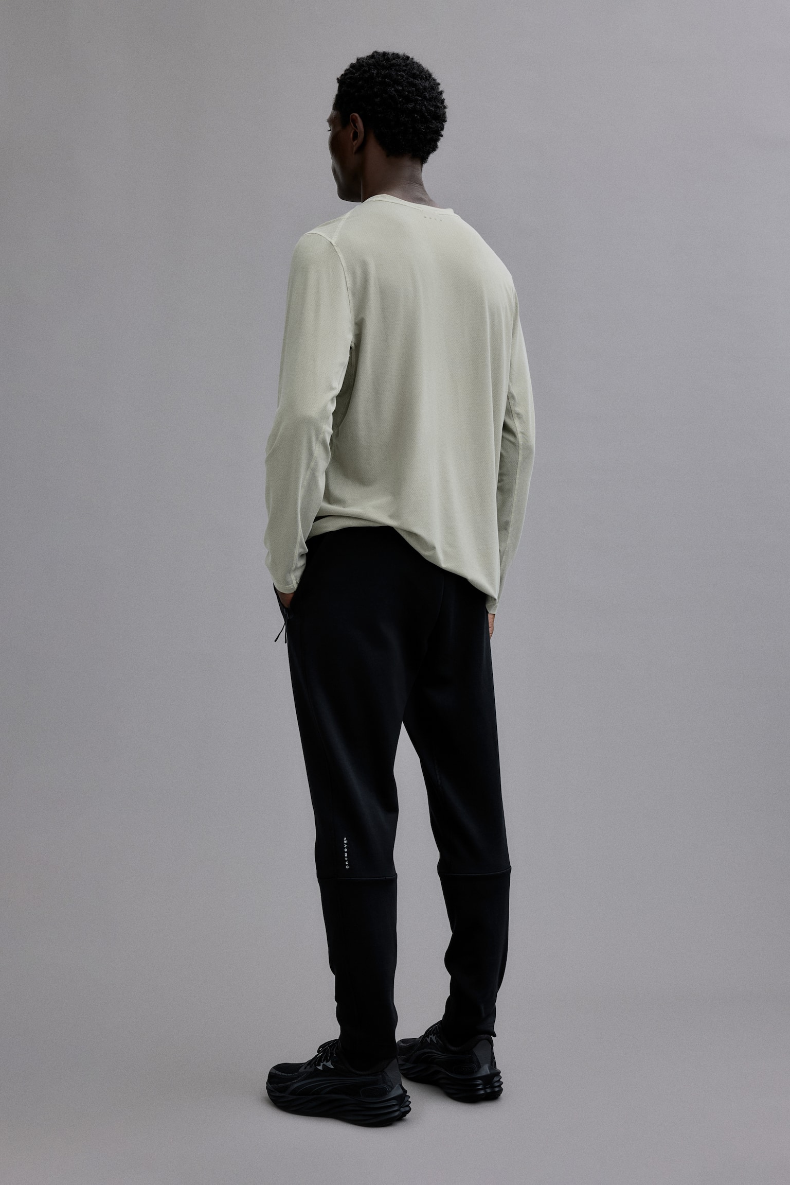 Slim Fit Sports joggers with DryMove™ - Black/Light grey marl/Burgundy/Dark grey/Dark green - 4