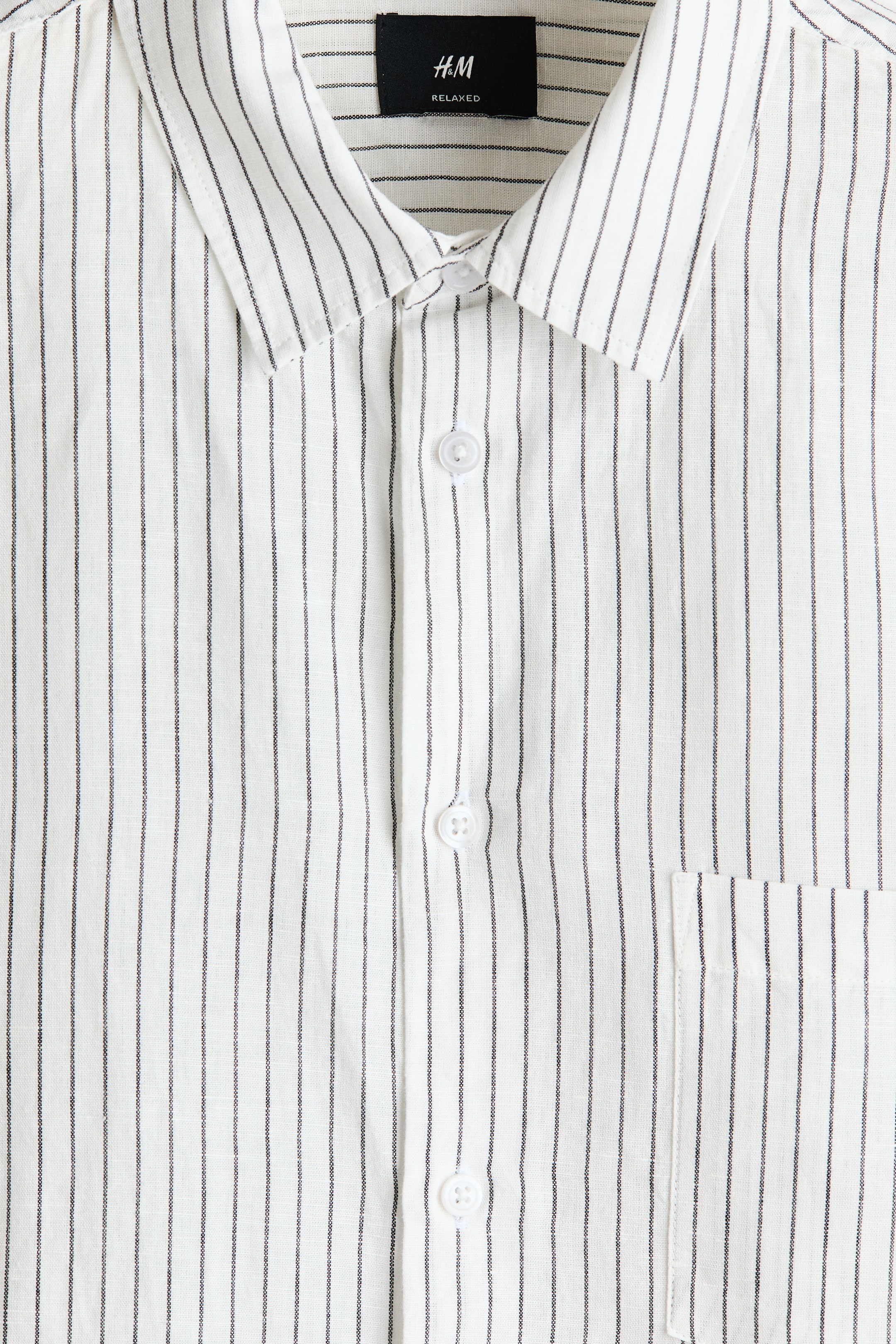 Chemise décontractée en lin mélangé