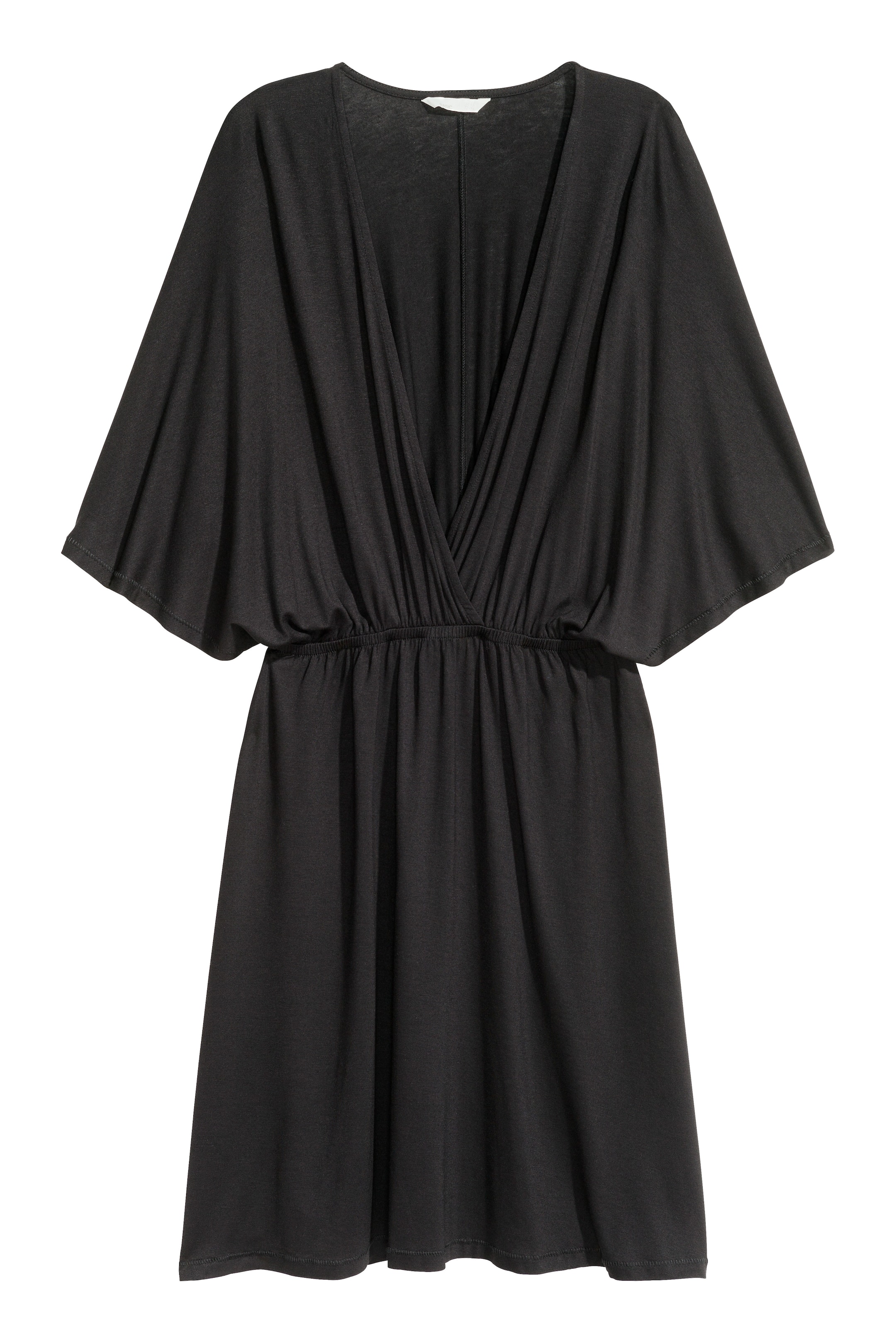 View larger image: Short jersey dress - Black - Ladies | H&M 1