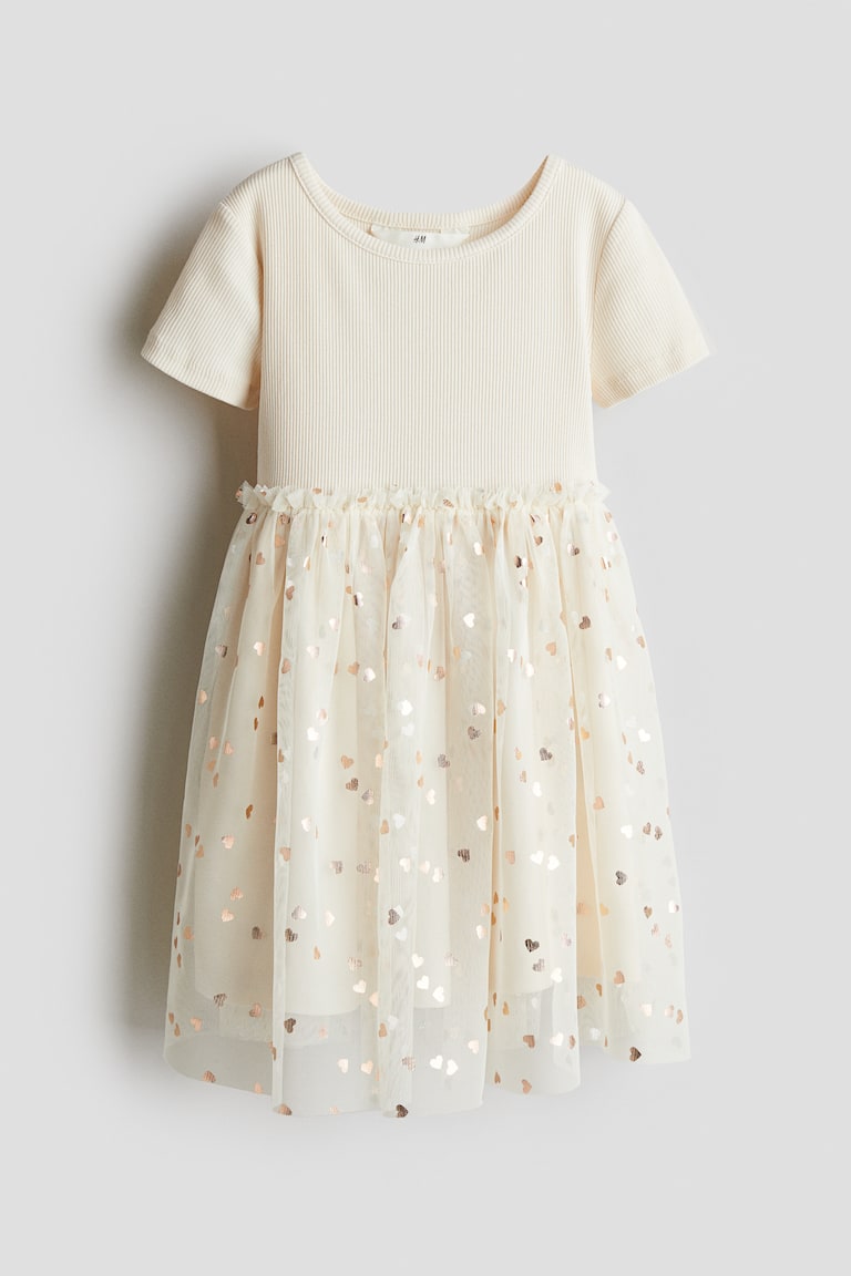H&M Tulle Skirt Dress in Light Green at Nordstrom, Size 2T