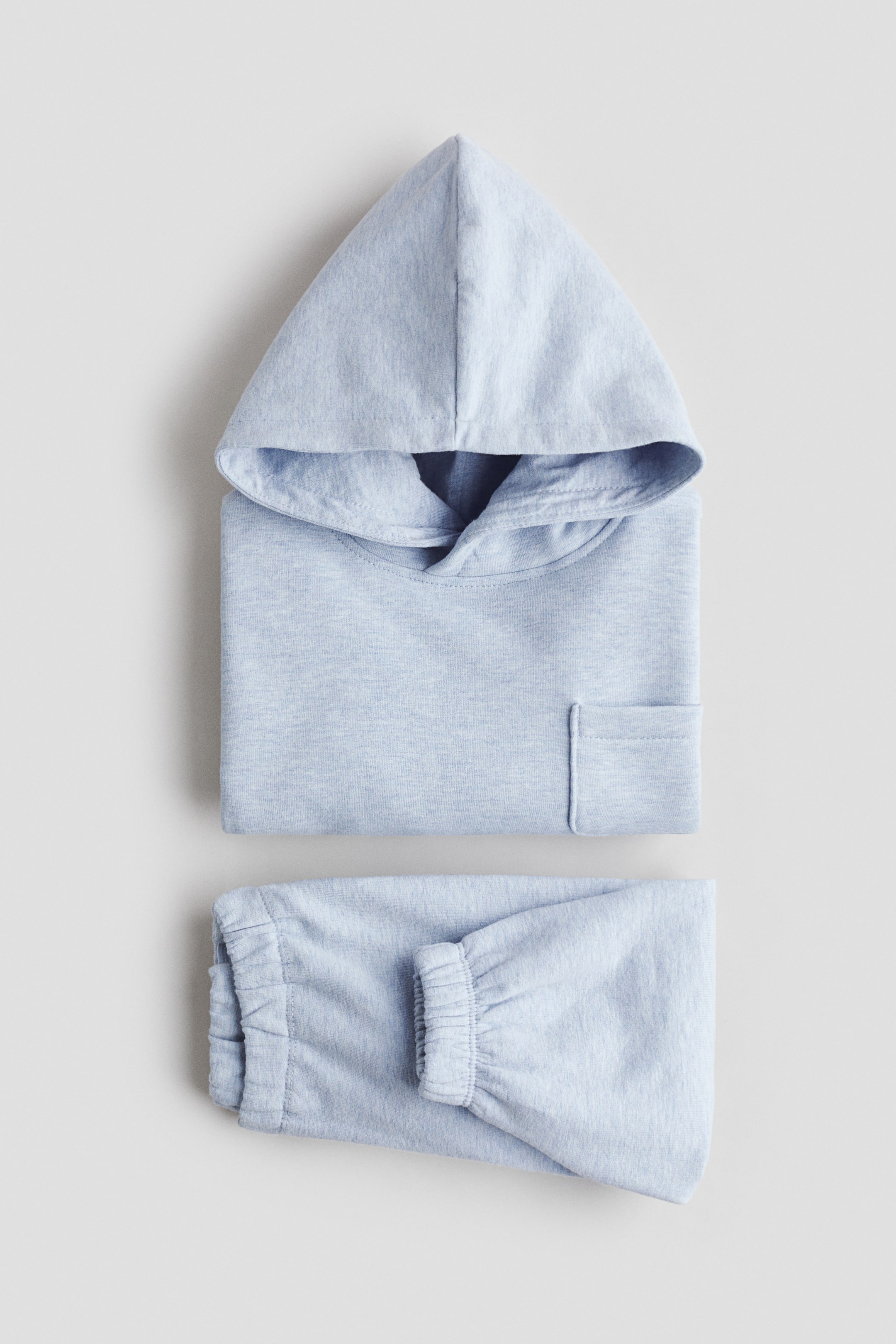 Ver imagem maior: Conjunto de 2 peças em tecido moletão de algodão - Azul claro - CRIANÇA | H&M PT 5