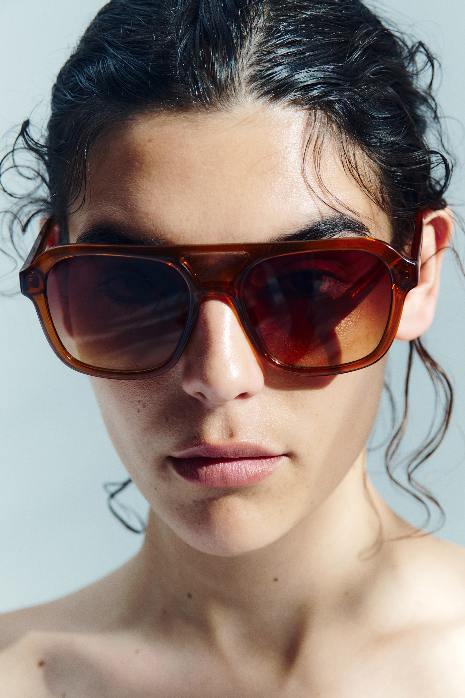 Lunettes de soleil - Marron/Marron/motif écaille de tortue/Noir/Jaune ancien/Marron/motif écaille de tortue - 2