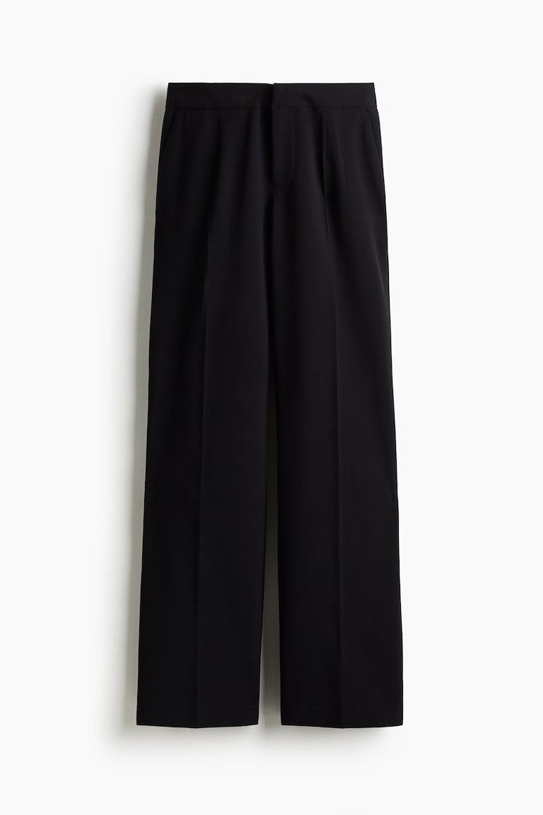 h&m brown dress pants Ladies - Black - Size: 26 Discreet side