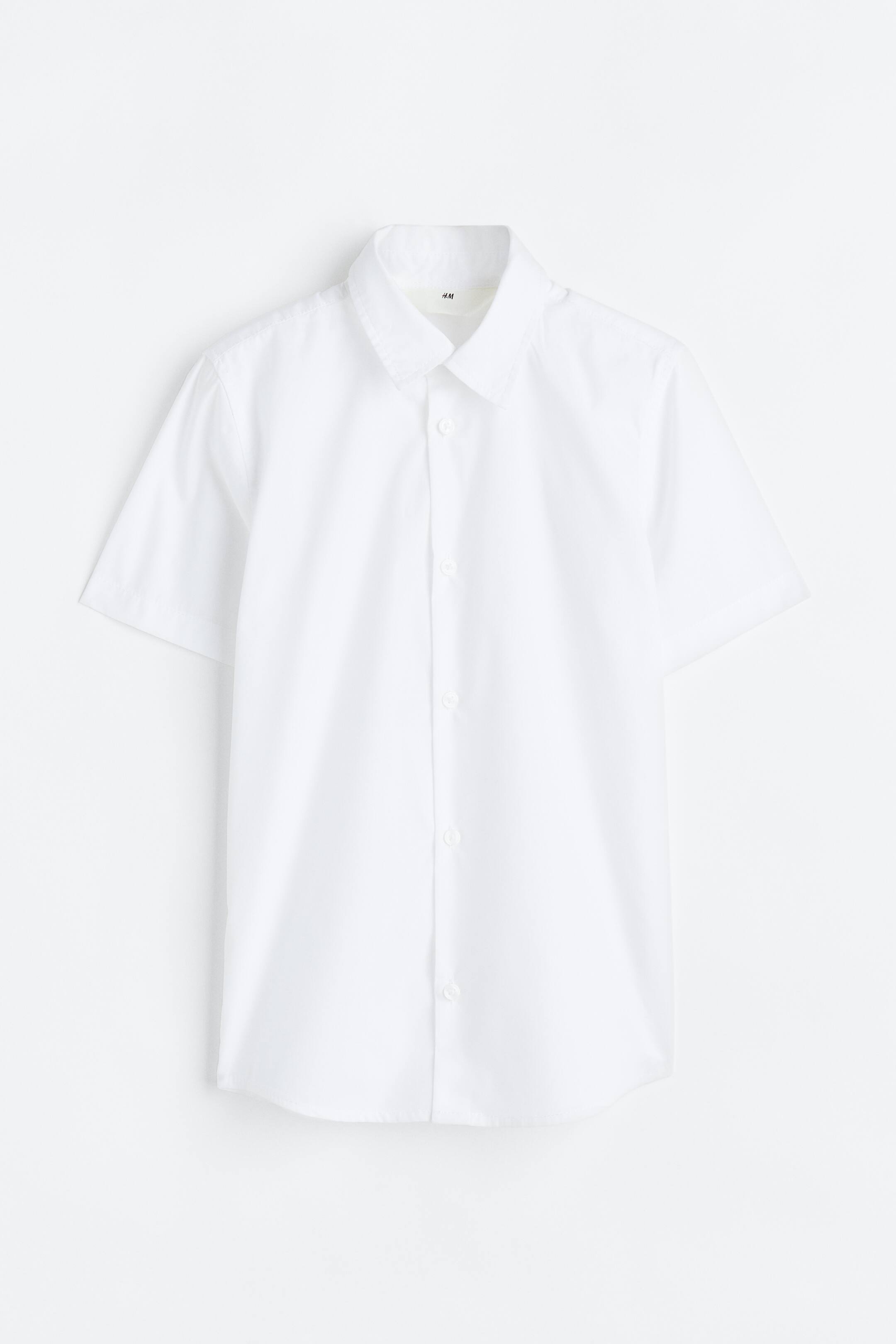 查看大圖: 易熨燙襯衫 - 白色 - Kids | H&M 1