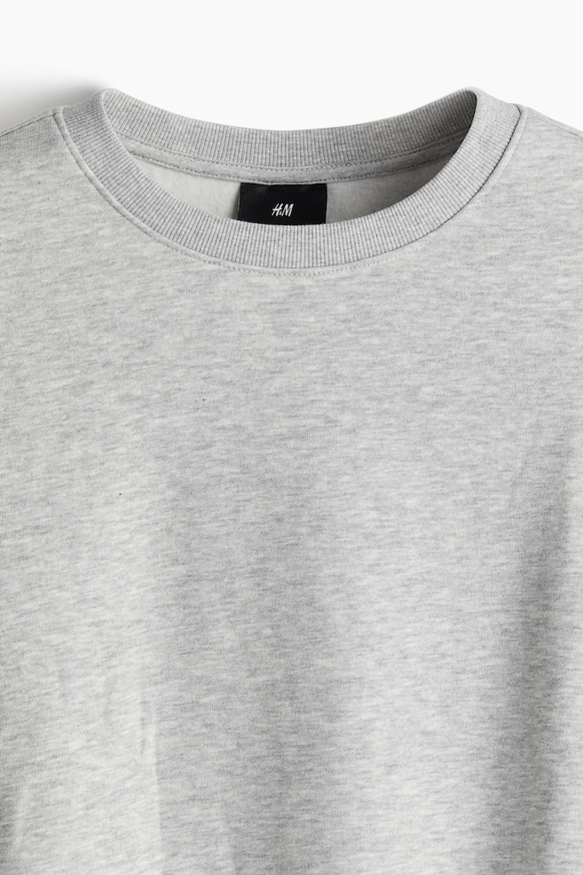2-pack Loose Fit Sweatshirts-Light gray melange/black - 2