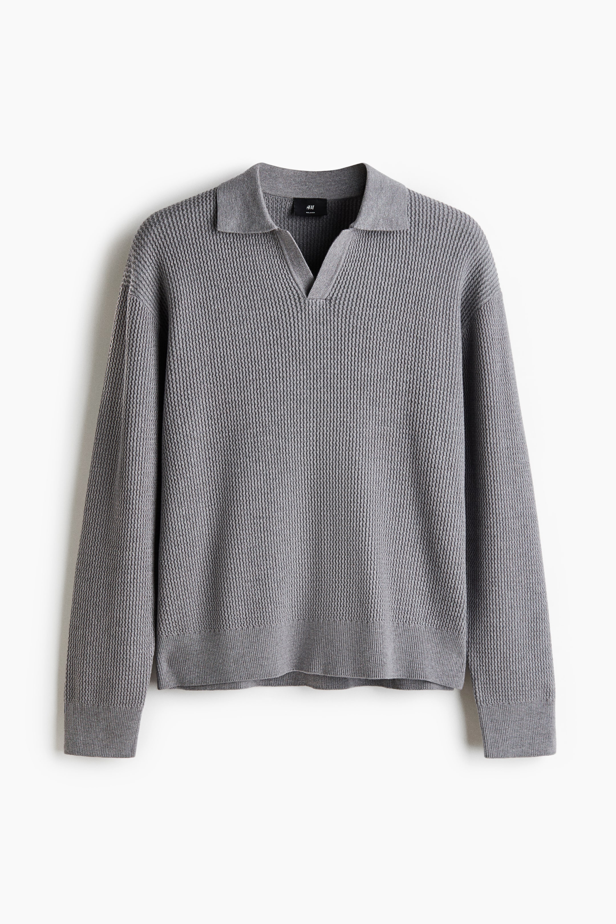 Relaxed-Fit Knit Polo Shirt