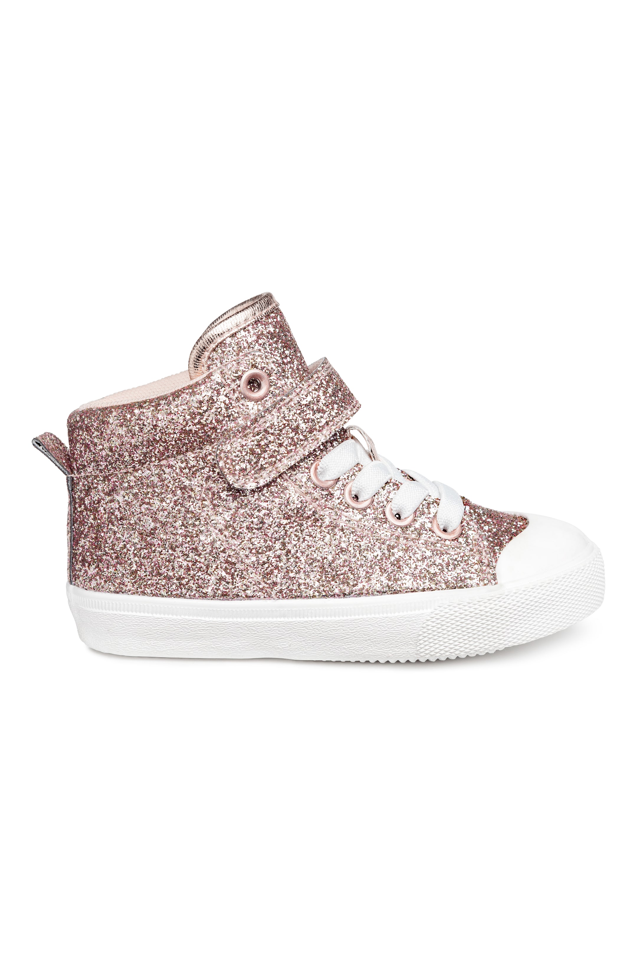 View larger image: Hi-top trainers - Pink/Glittery - Kids | H&M GB 1