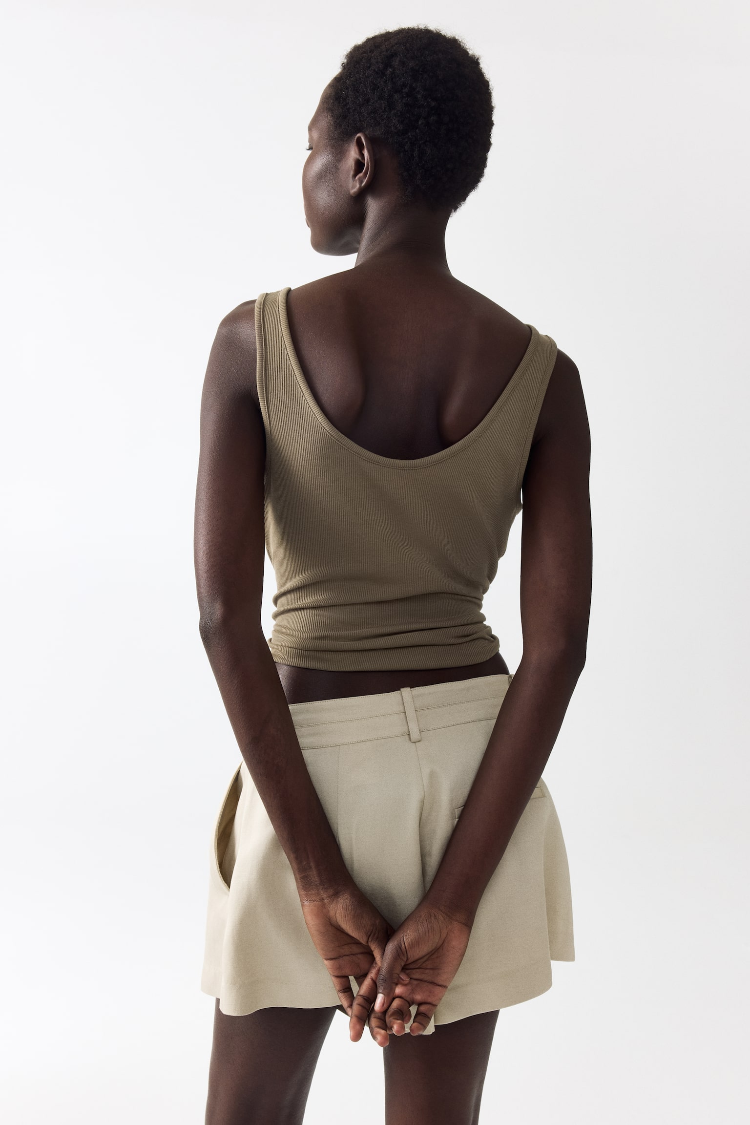 Ribbed vest top - 3