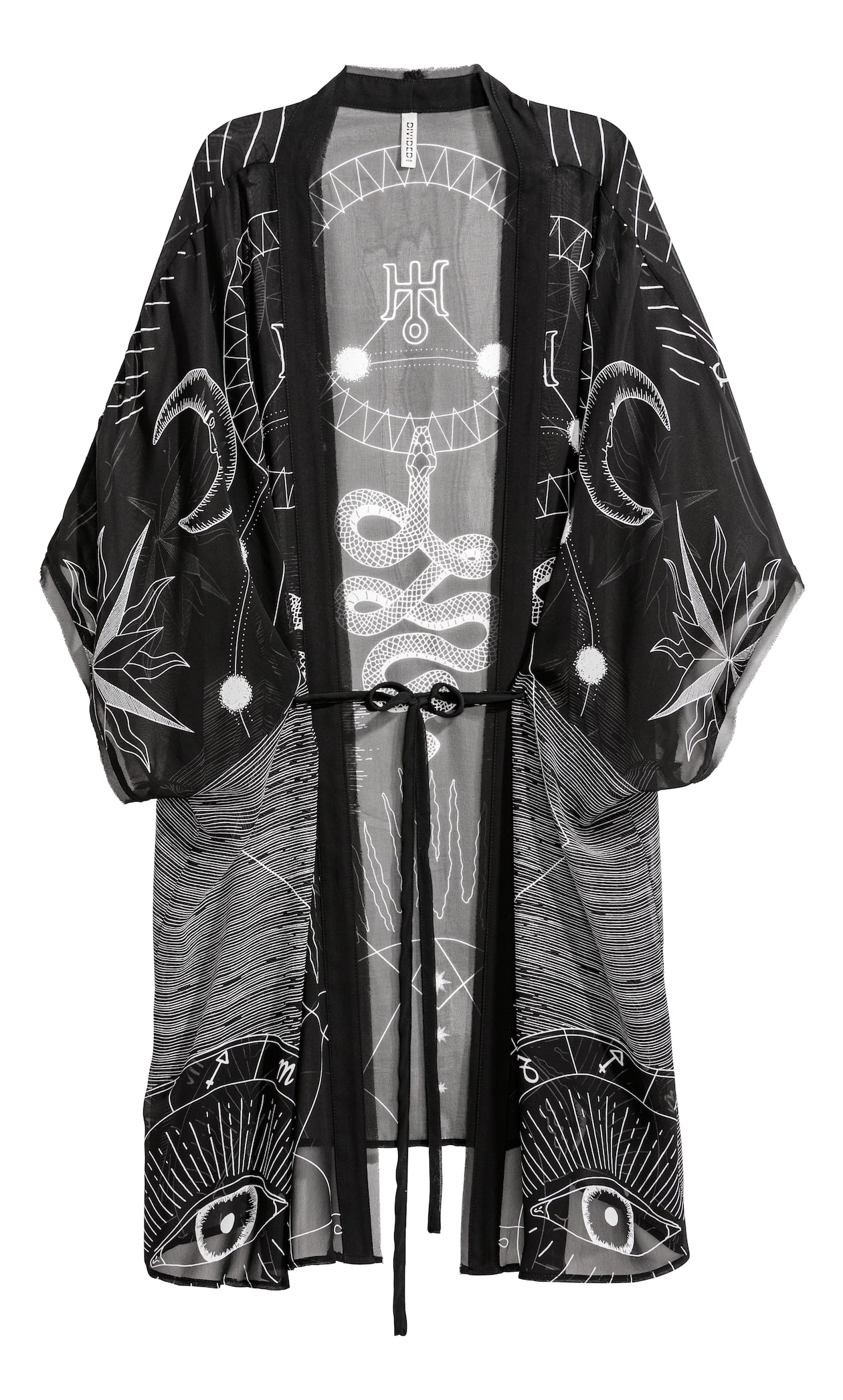 Kimono - Black/patterned - Ladies | H&M US